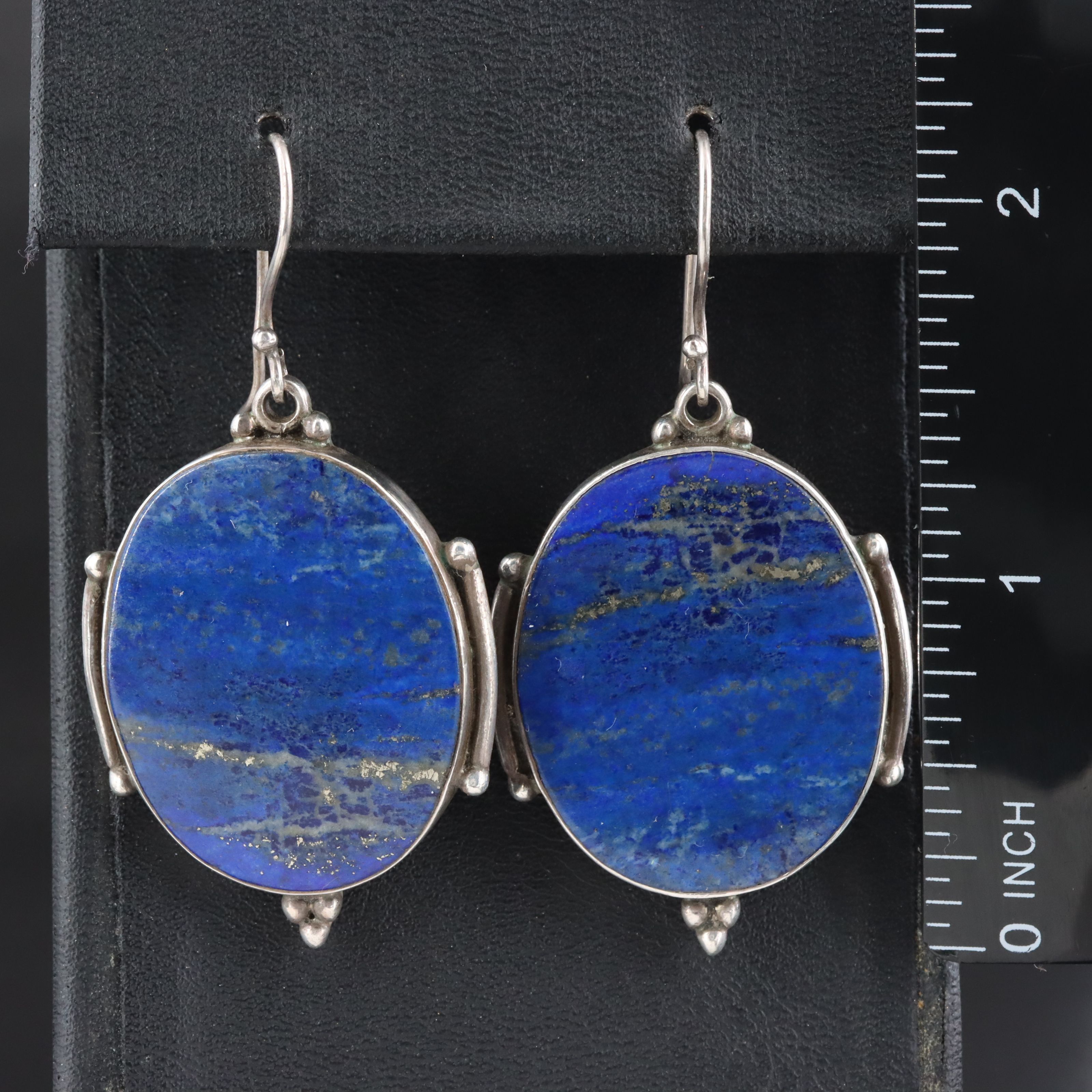 Sterling Lapis Lazuli Earrings