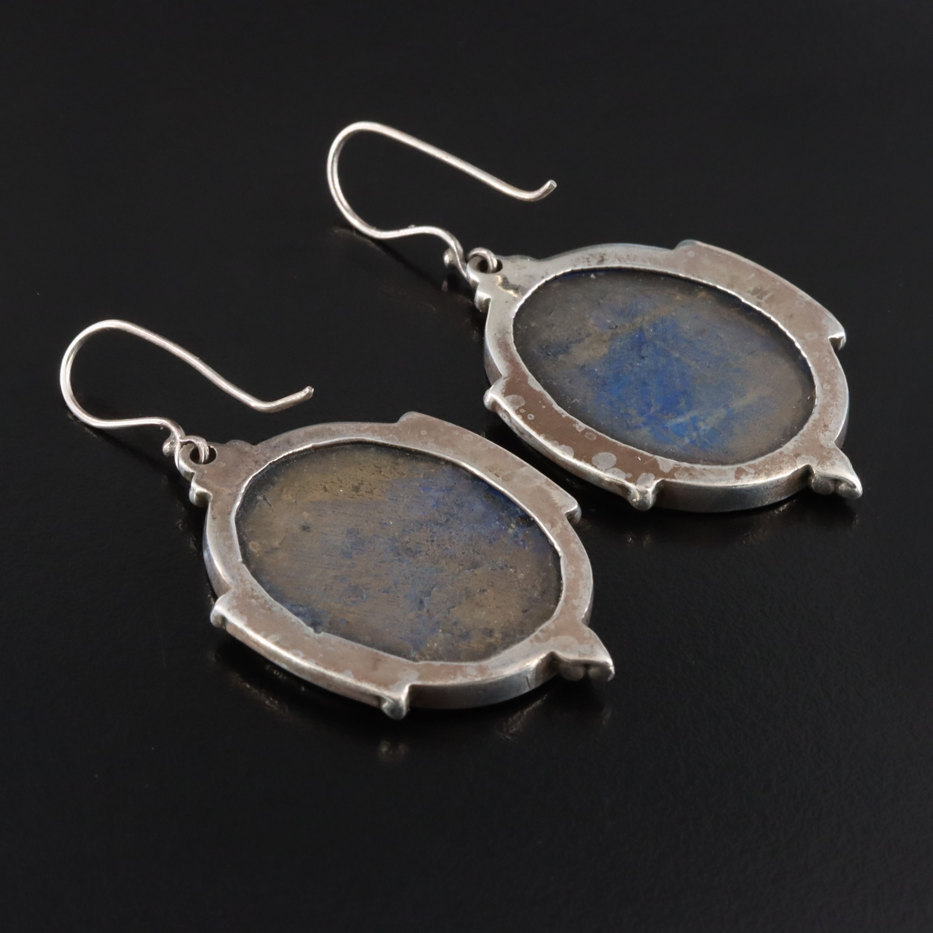 Sterling Lapis Lazuli Earrings