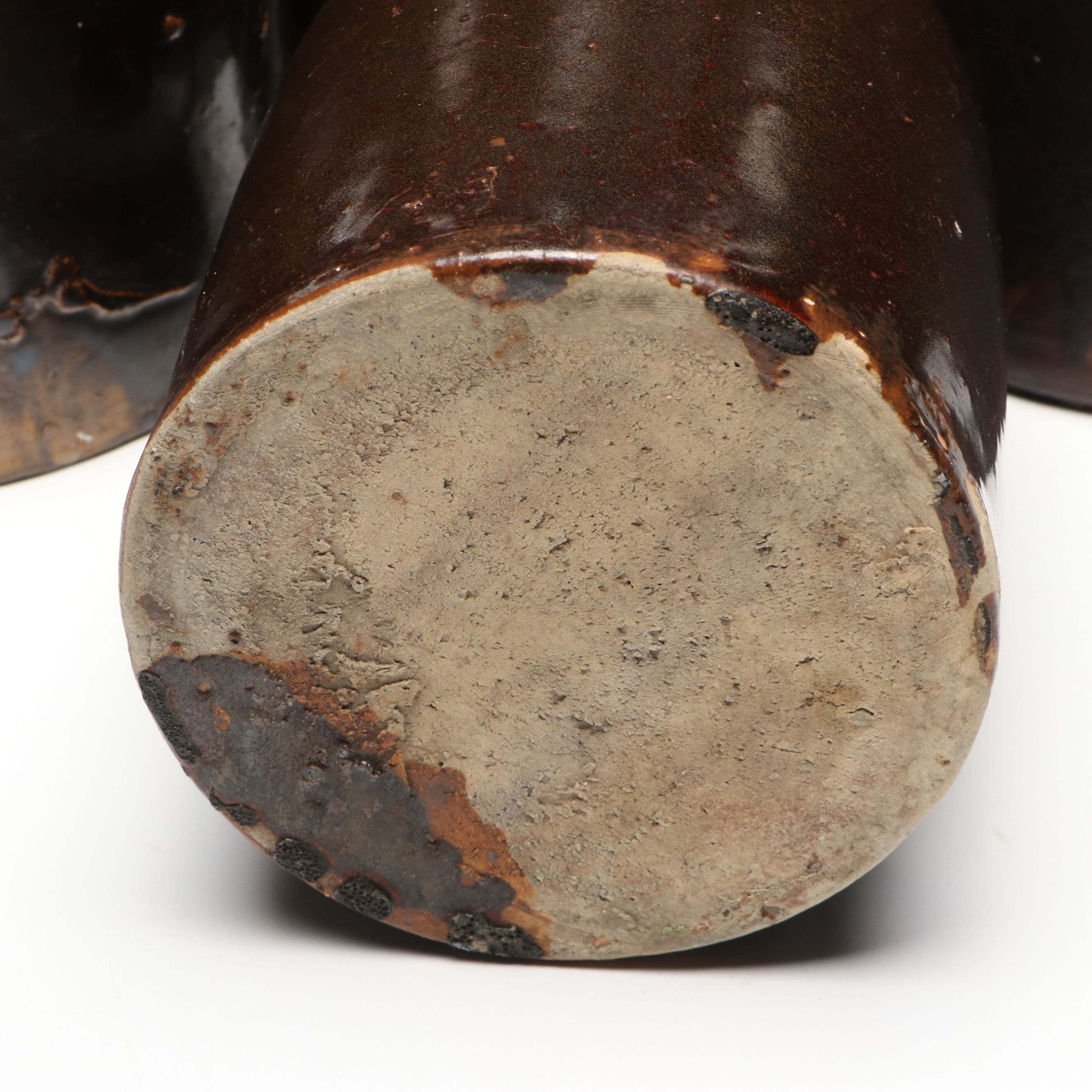 American Redware Pottery Jars, 19th Century