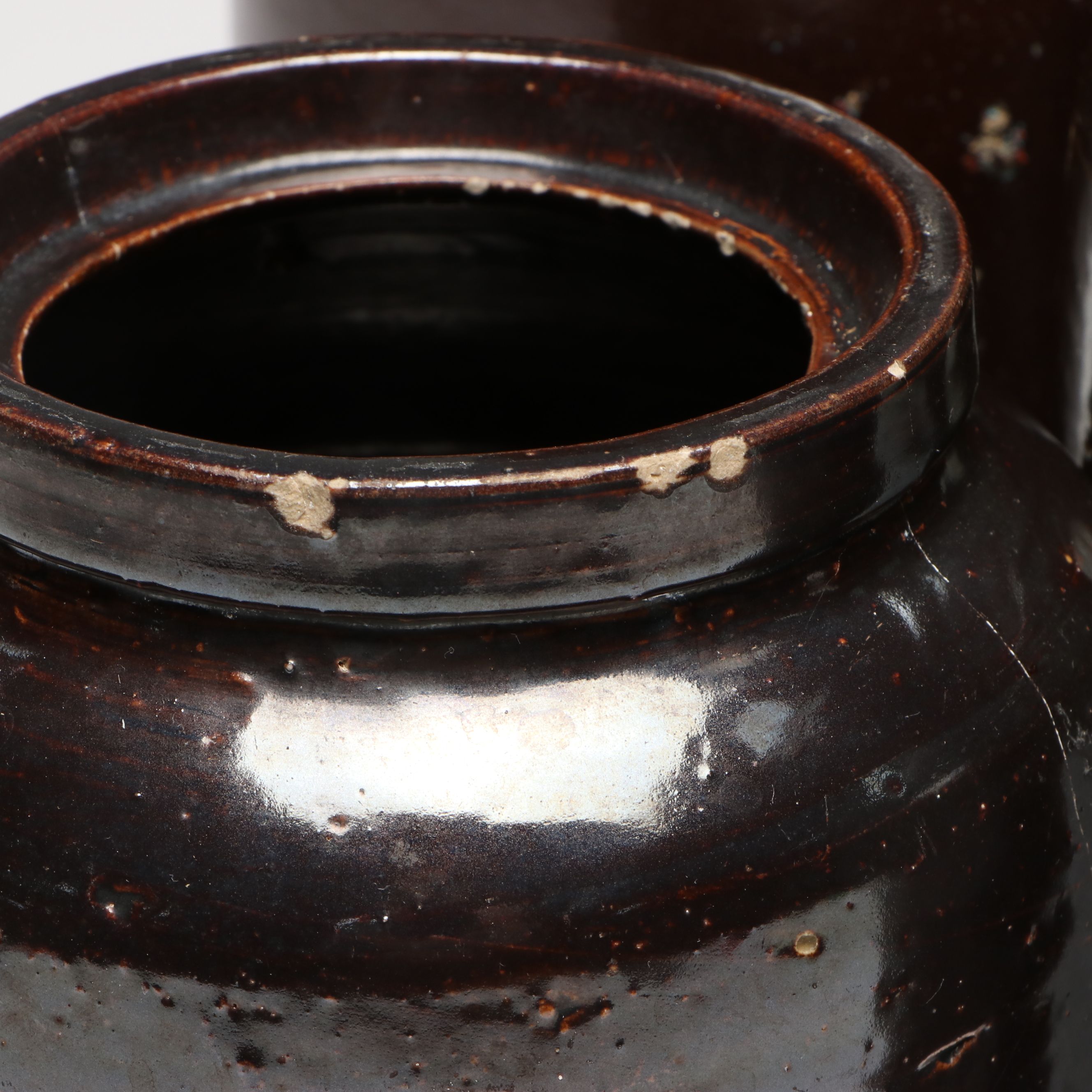 American Redware Pottery Jars, 19th Century