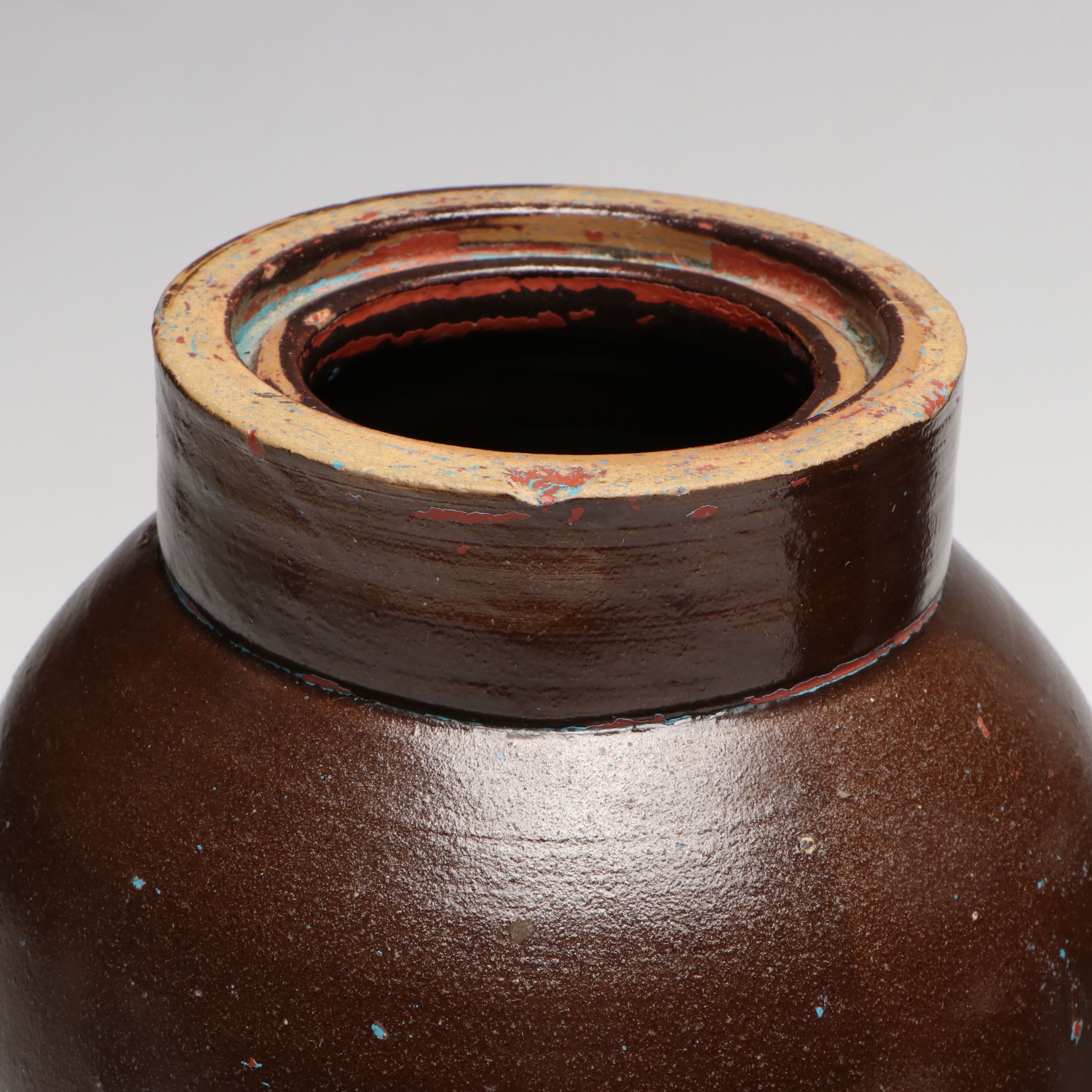 American Redware Pottery Jars, 19th Century