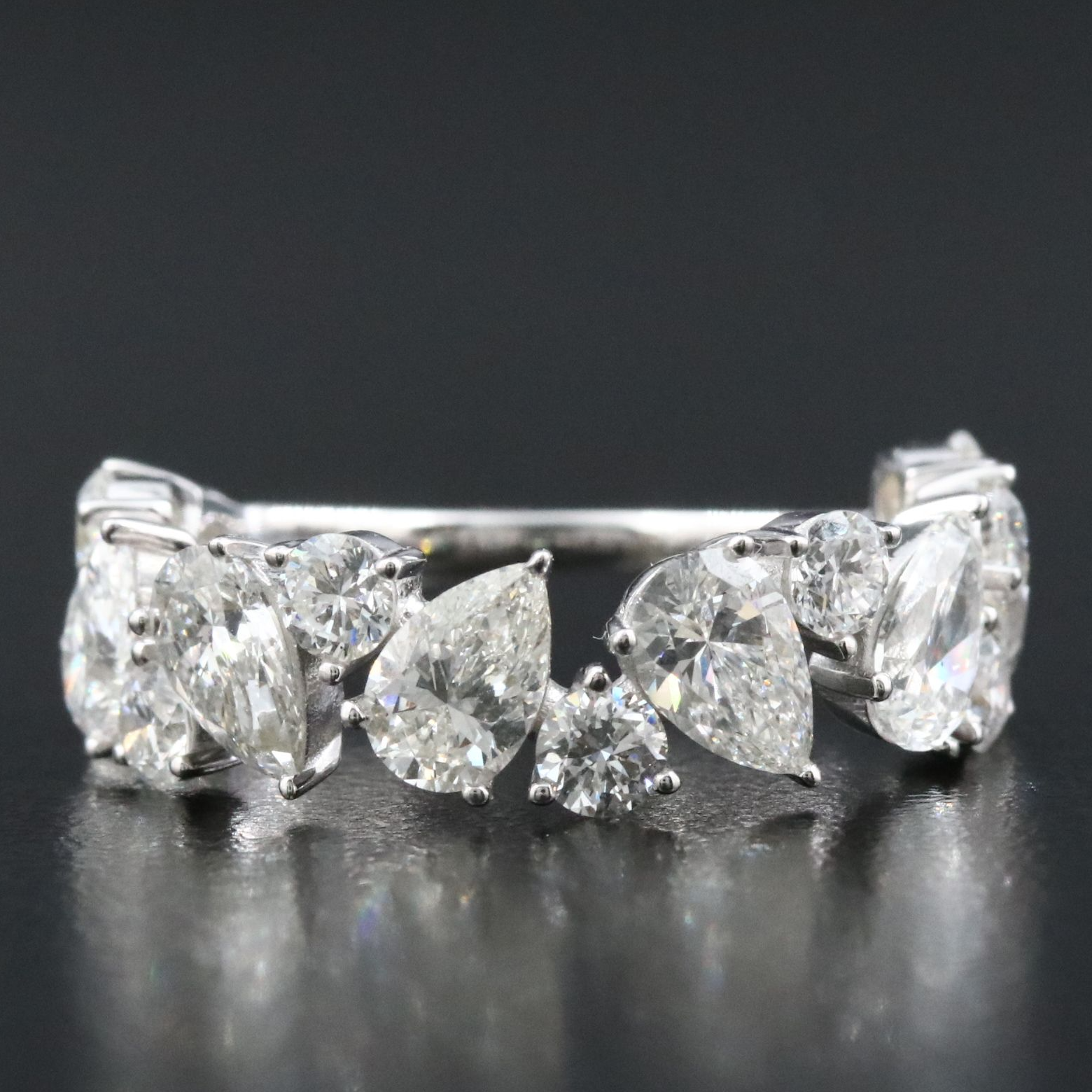 14K 3.50 CTW Lab Grown Diamond Ring