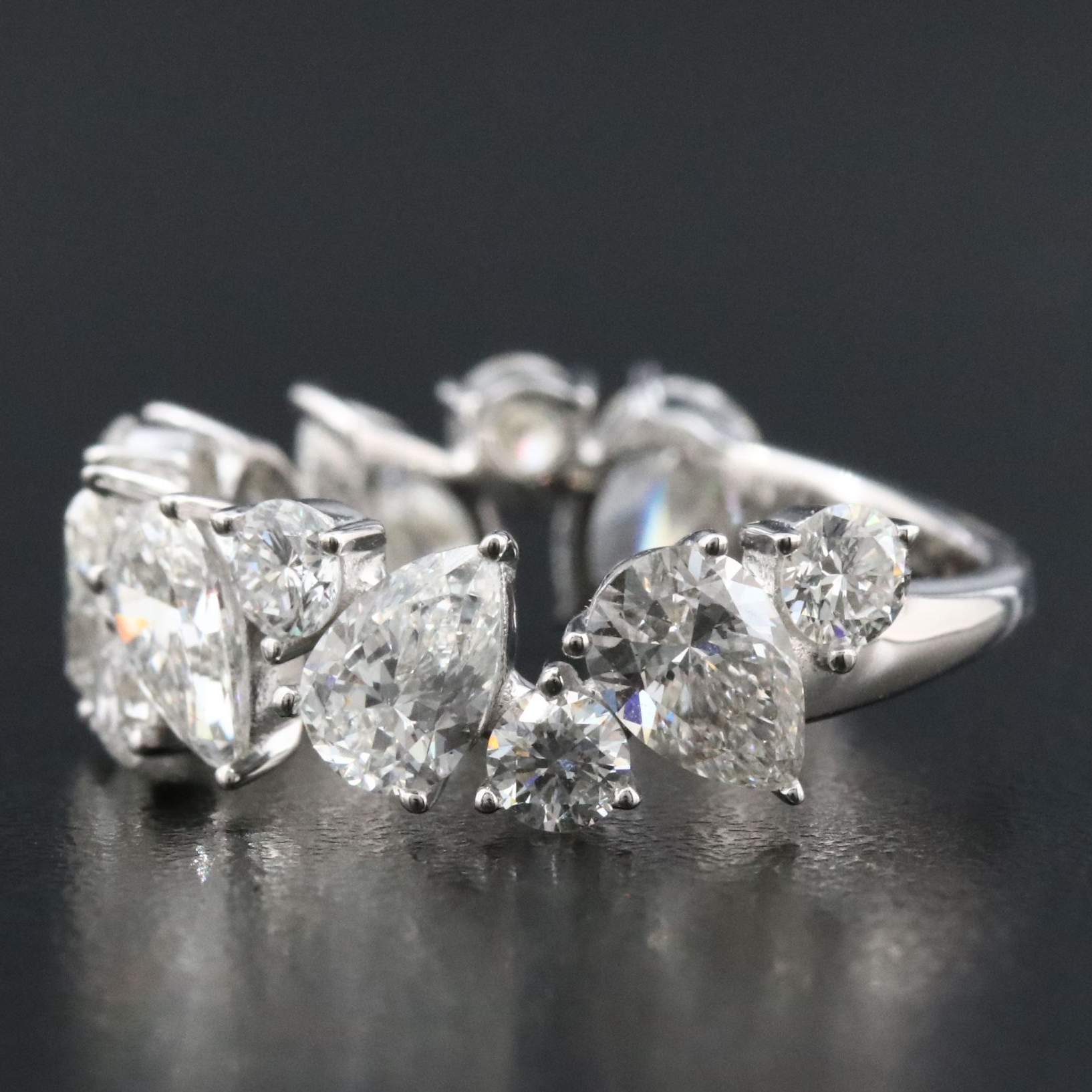 14K 3.50 CTW Lab Grown Diamond Ring