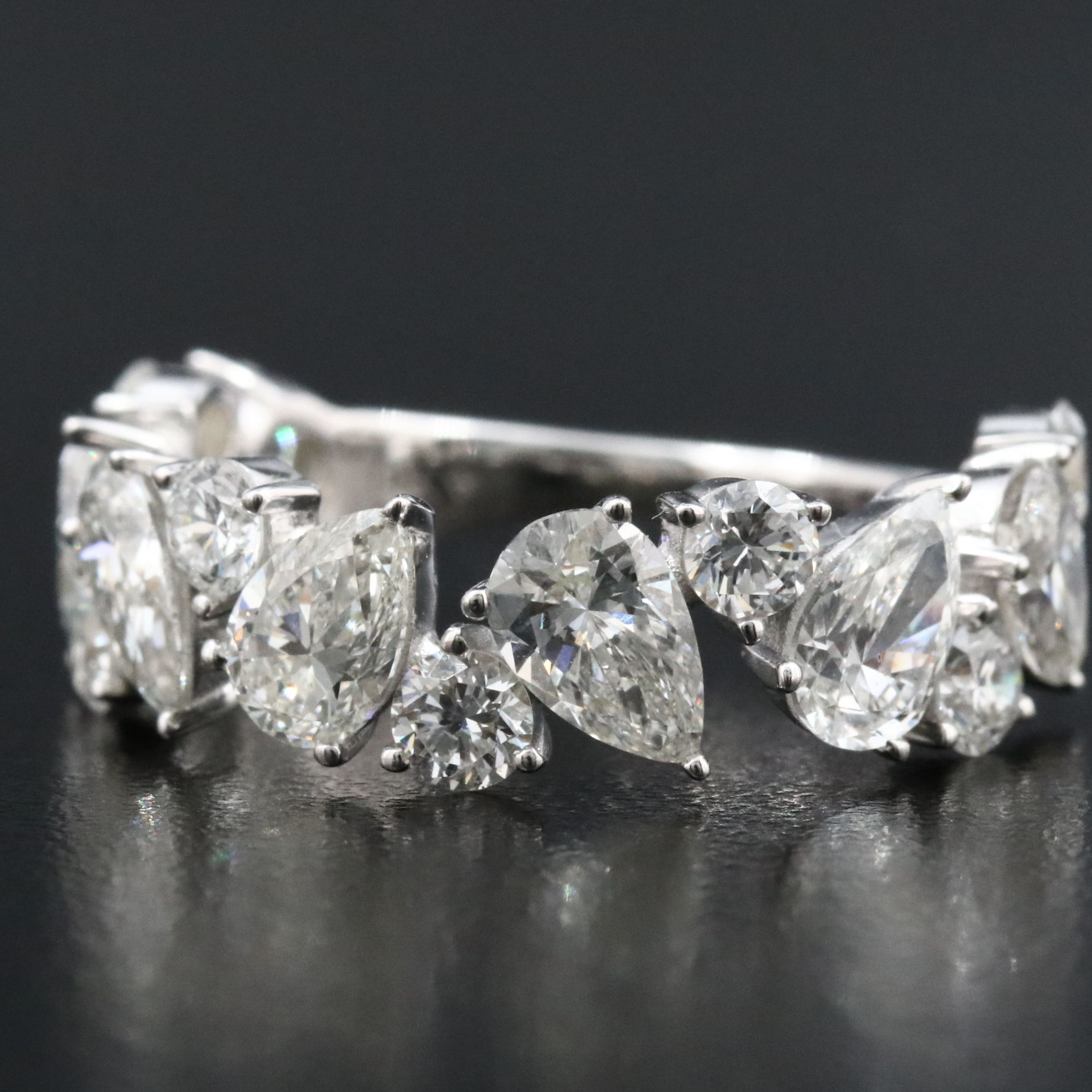 14K 3.50 CTW Lab Grown Diamond Ring