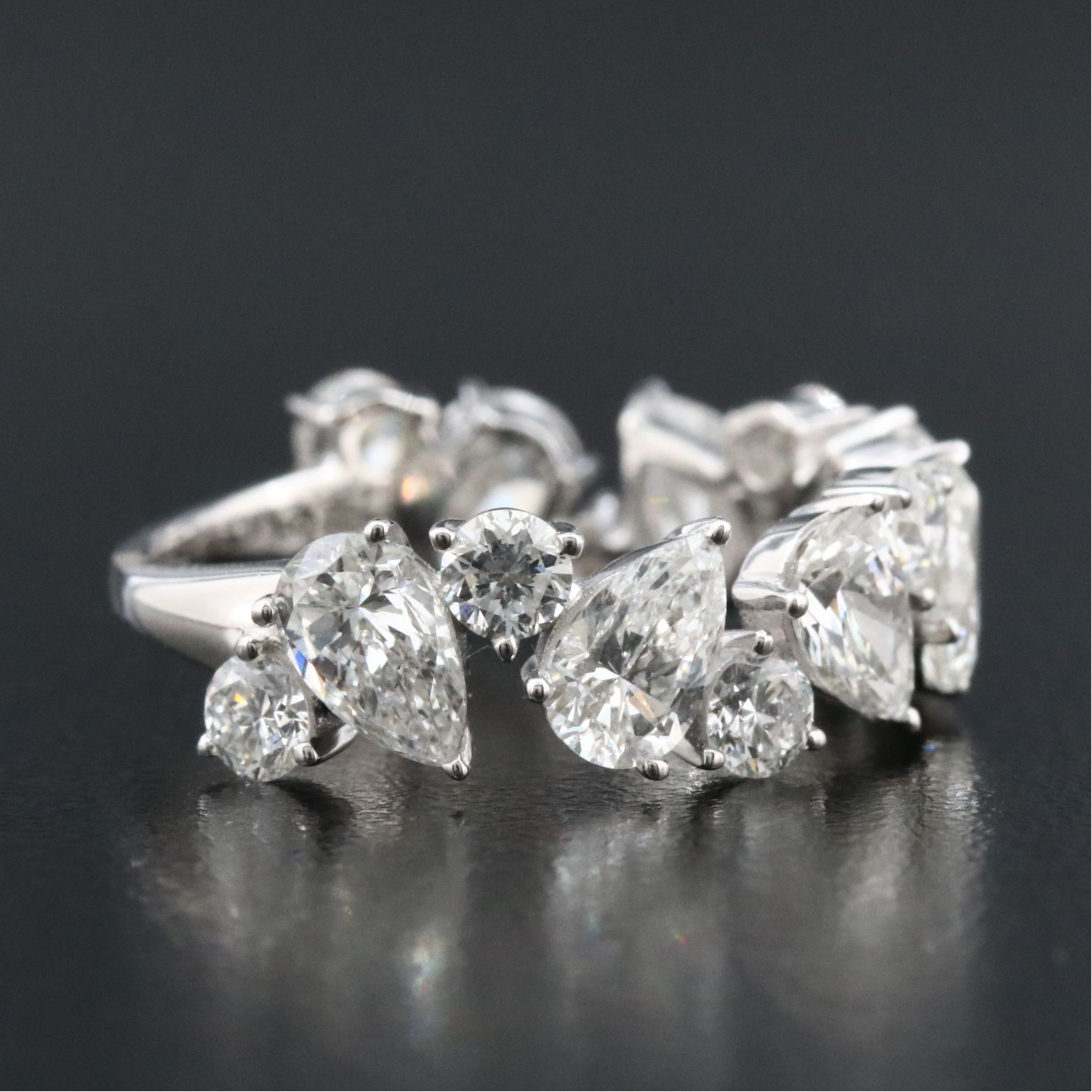 14K 3.50 CTW Lab Grown Diamond Ring