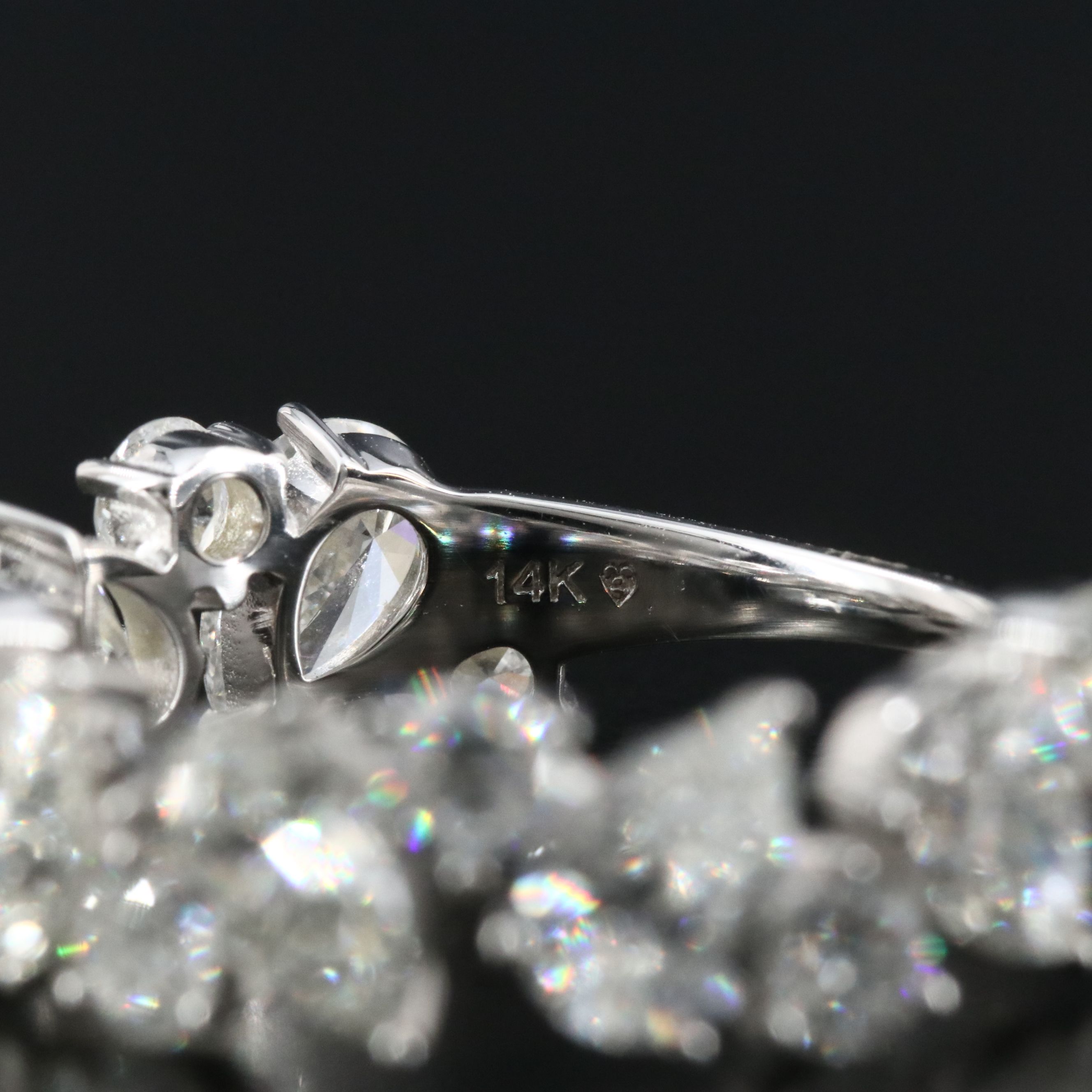 14K 3.50 CTW Lab Grown Diamond Ring