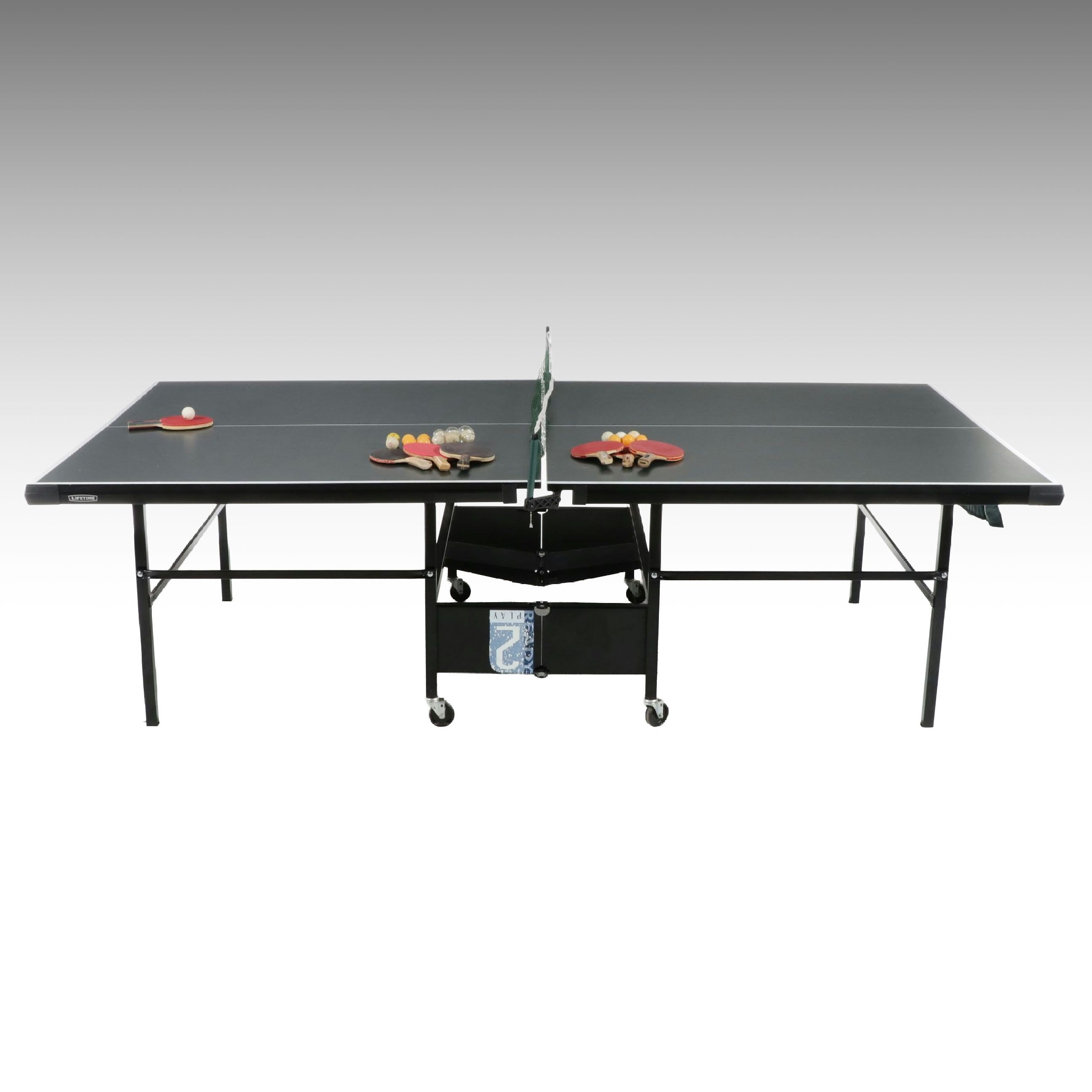 Ready 2 Play Folding Ping-Pong Table with Accessories