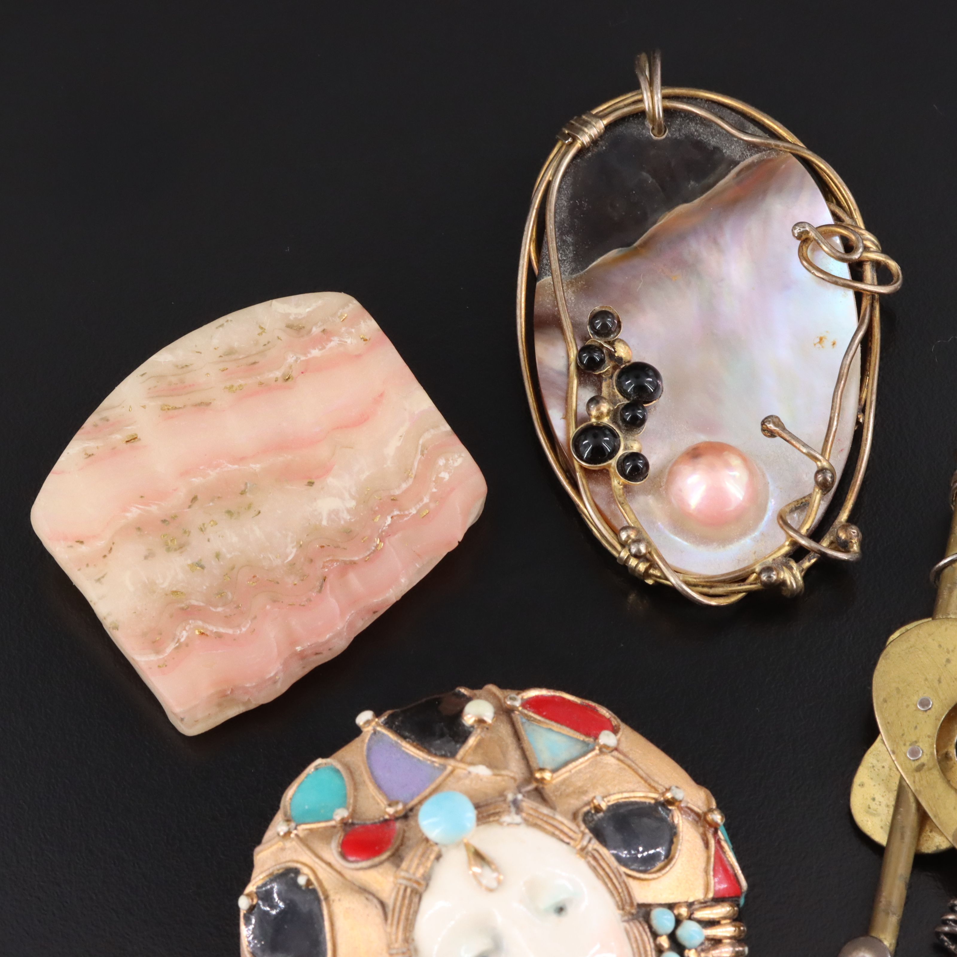 Brooches and Pendants Including Sterling