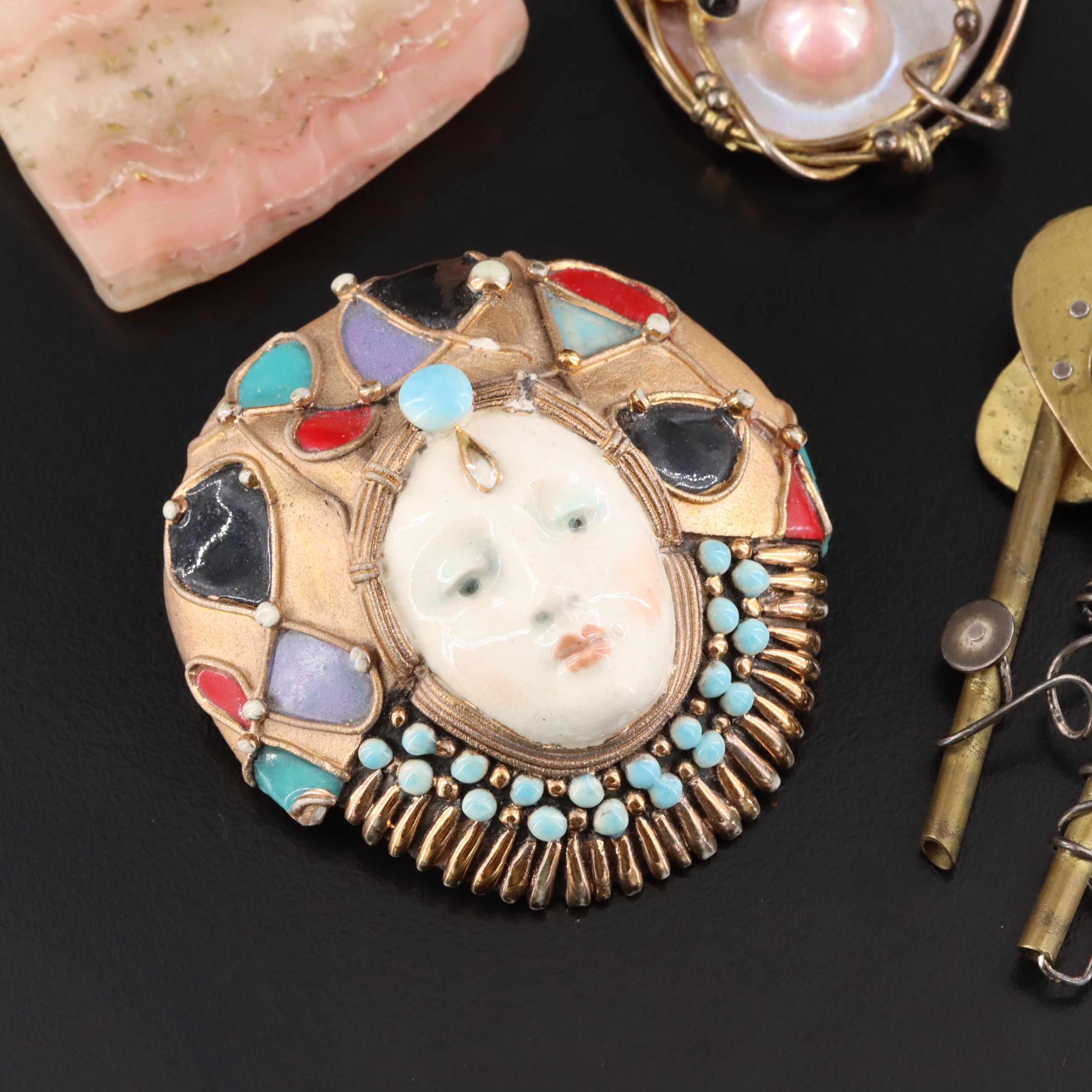 Brooches and Pendants Including Sterling