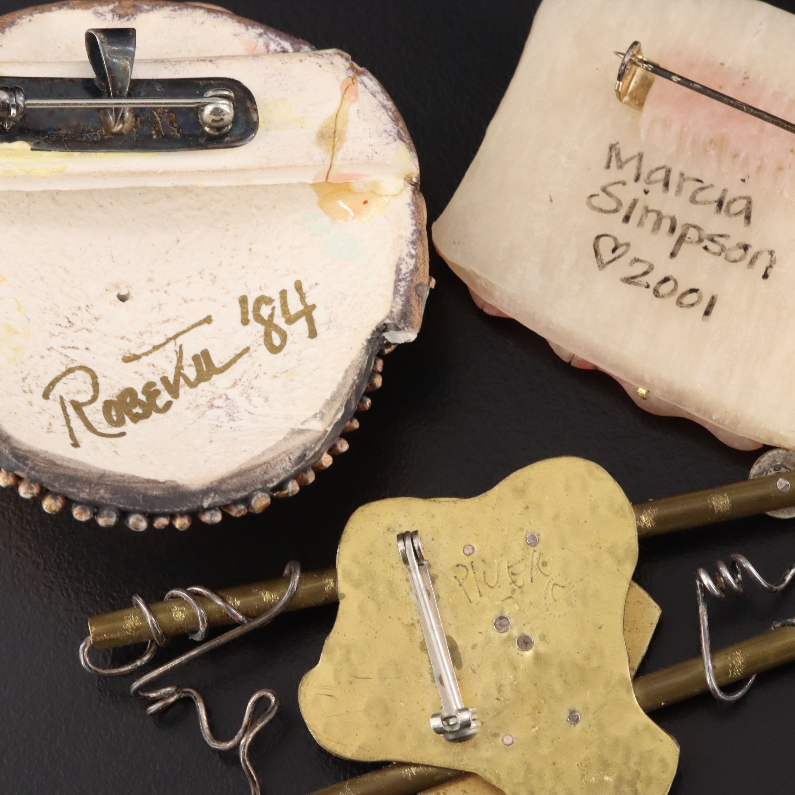 Brooches and Pendants Including Sterling