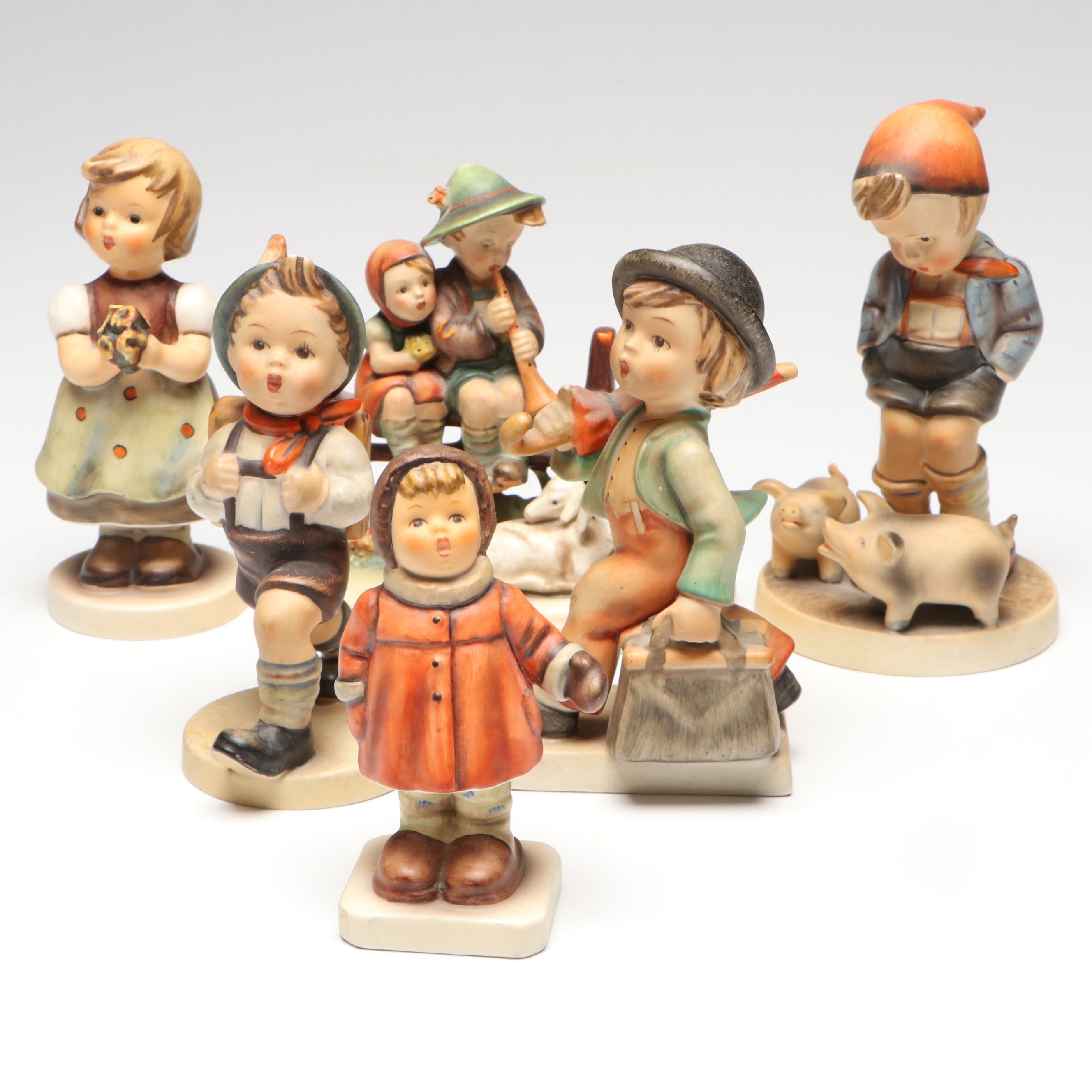 Goebel "Eventide," The Merry Wanderer" and More Hummel Porcelain Figurines