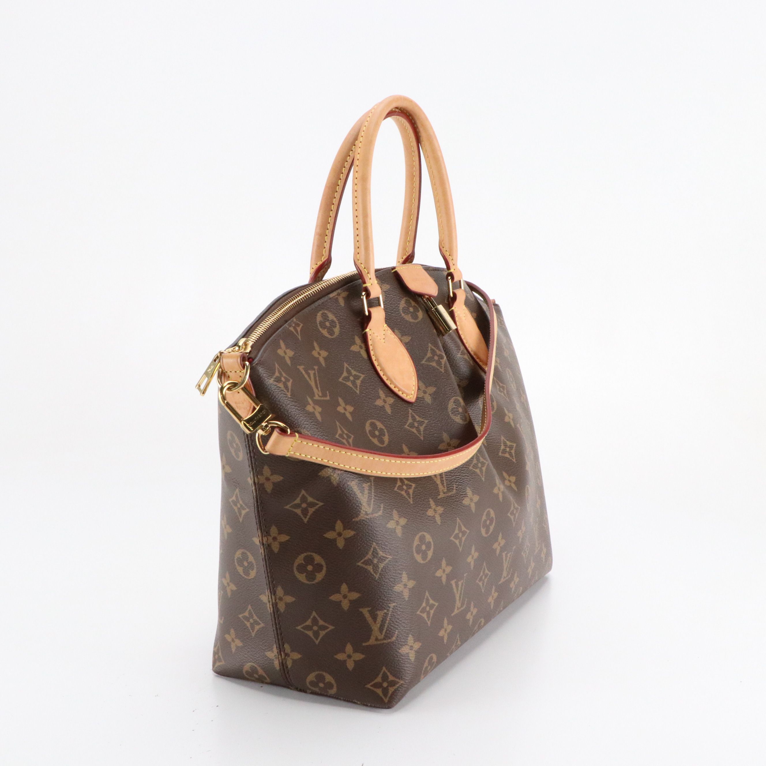 Louis Vuitton Boetie MM NM Two-Way Bag in Monogram Canvas and Vachetta Leather