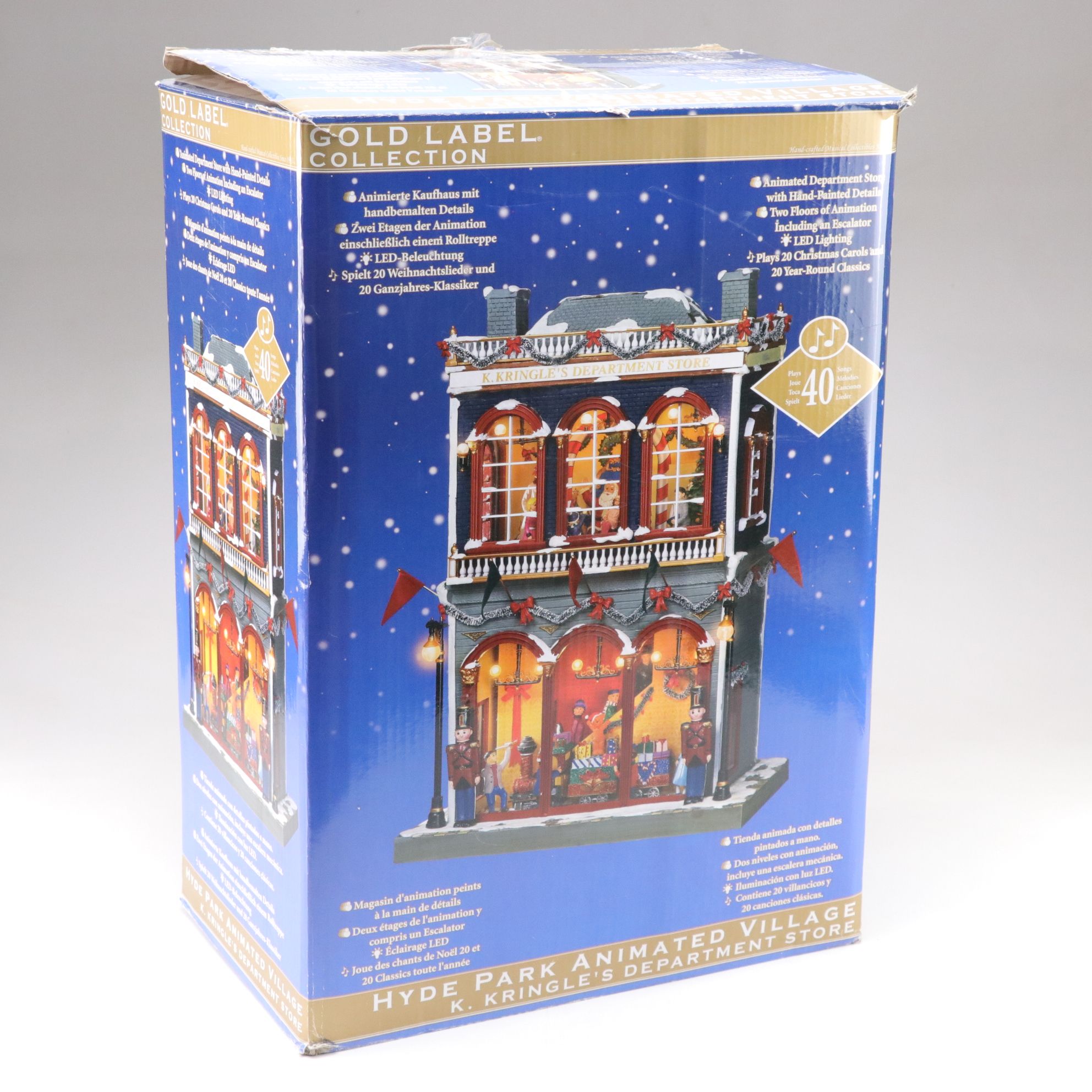 Mr. Christmas Hyde Park "Kris Kringle's Department Store" Animated Village