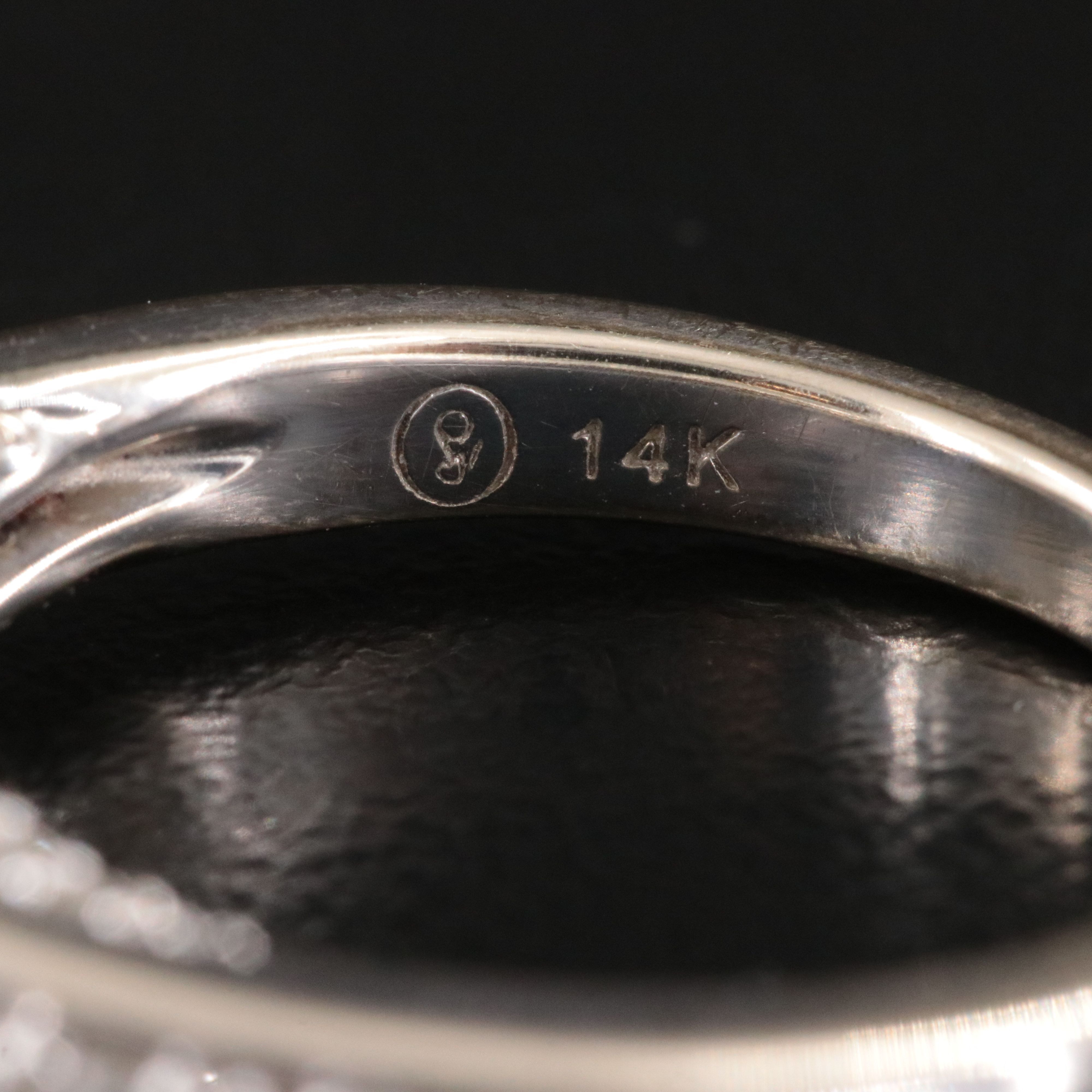 14K Sapphire and Diamond Ring