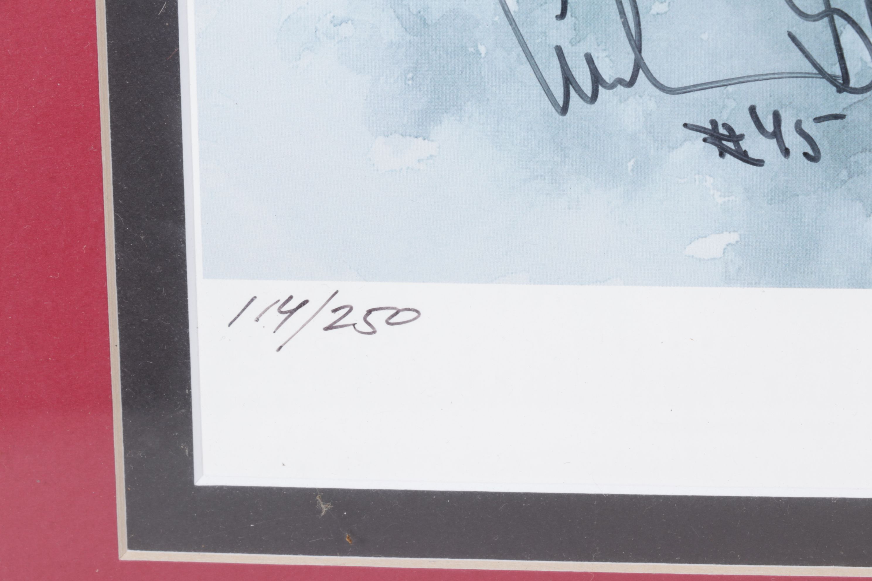 Heisman Trophy 25th Anniversary Offset Lithograph Portrait of Archie Griffin