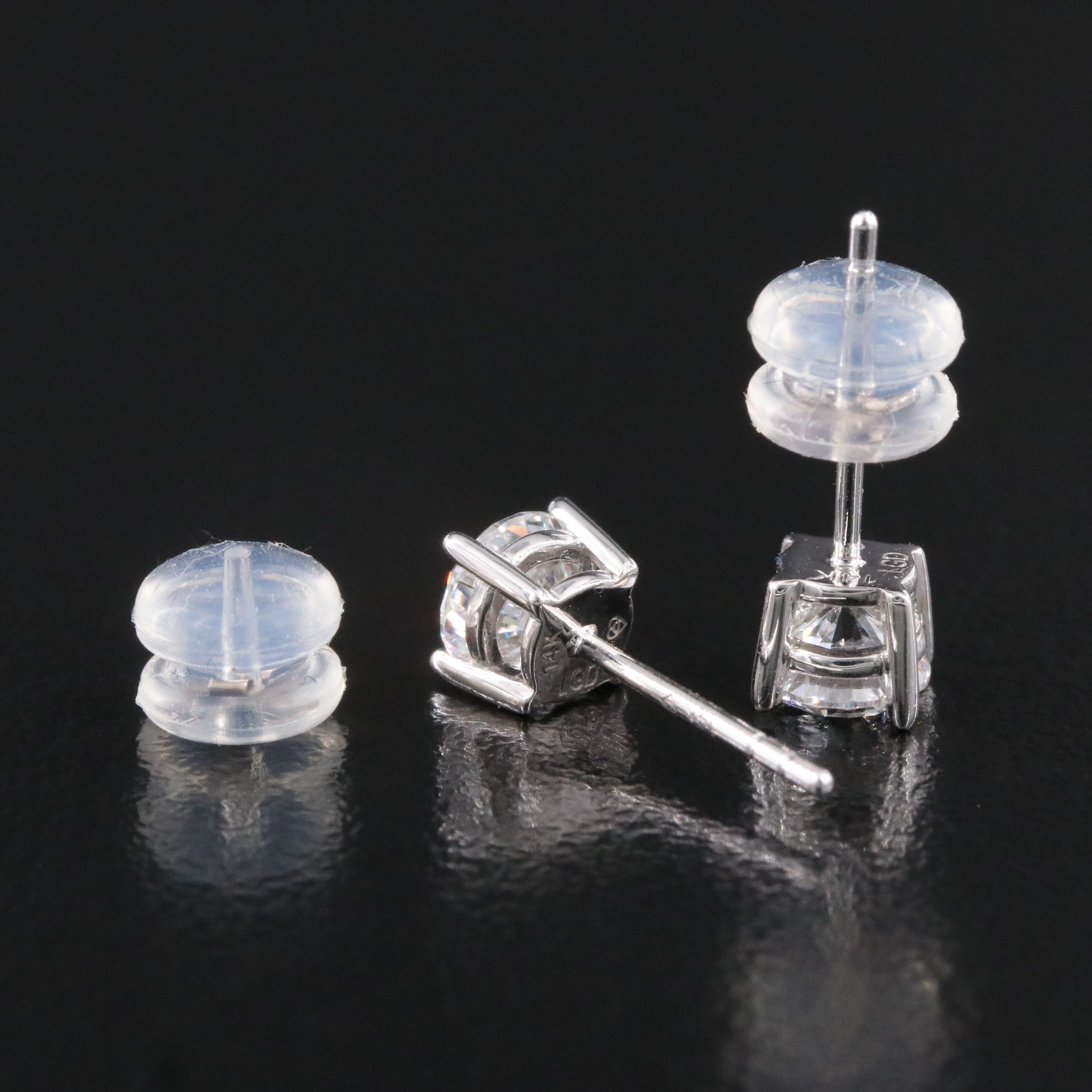14K 1.03 CTW Lab Grown Diamond Stud Earrings