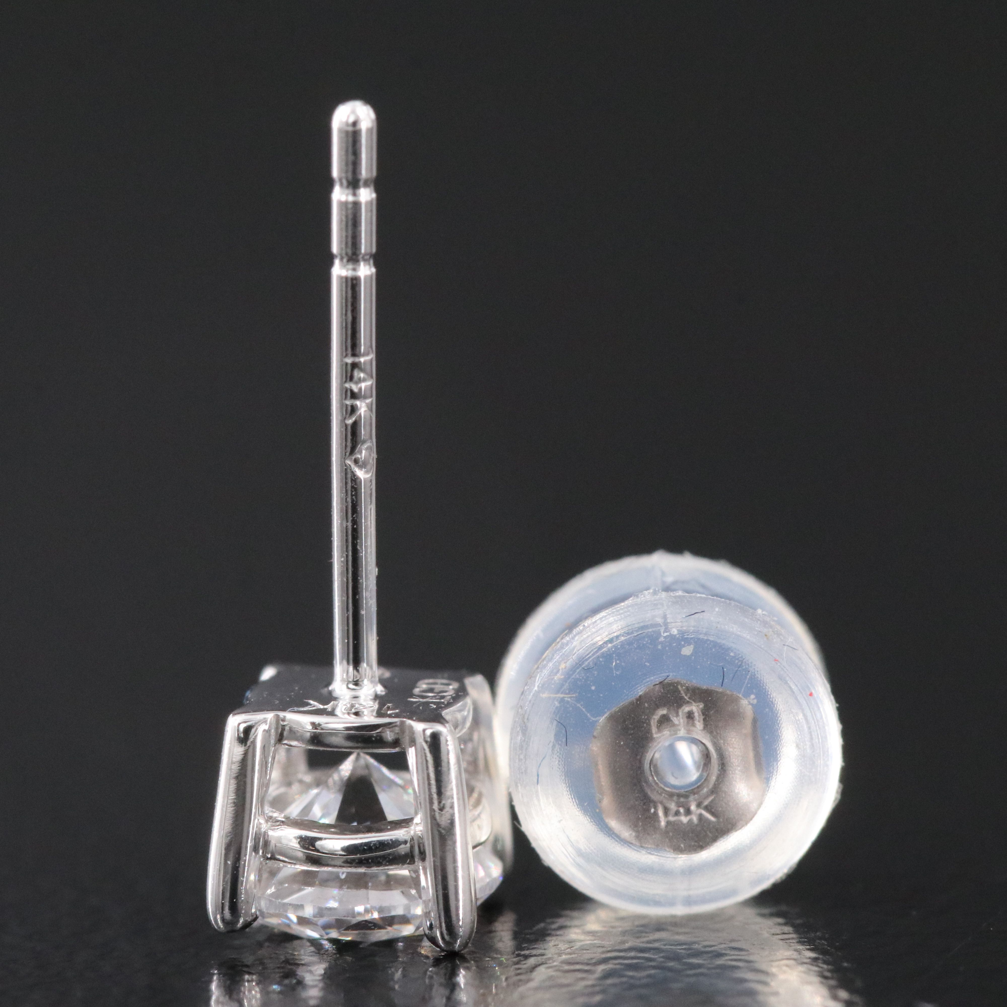 14K 1.03 CTW Lab Grown Diamond Stud Earrings