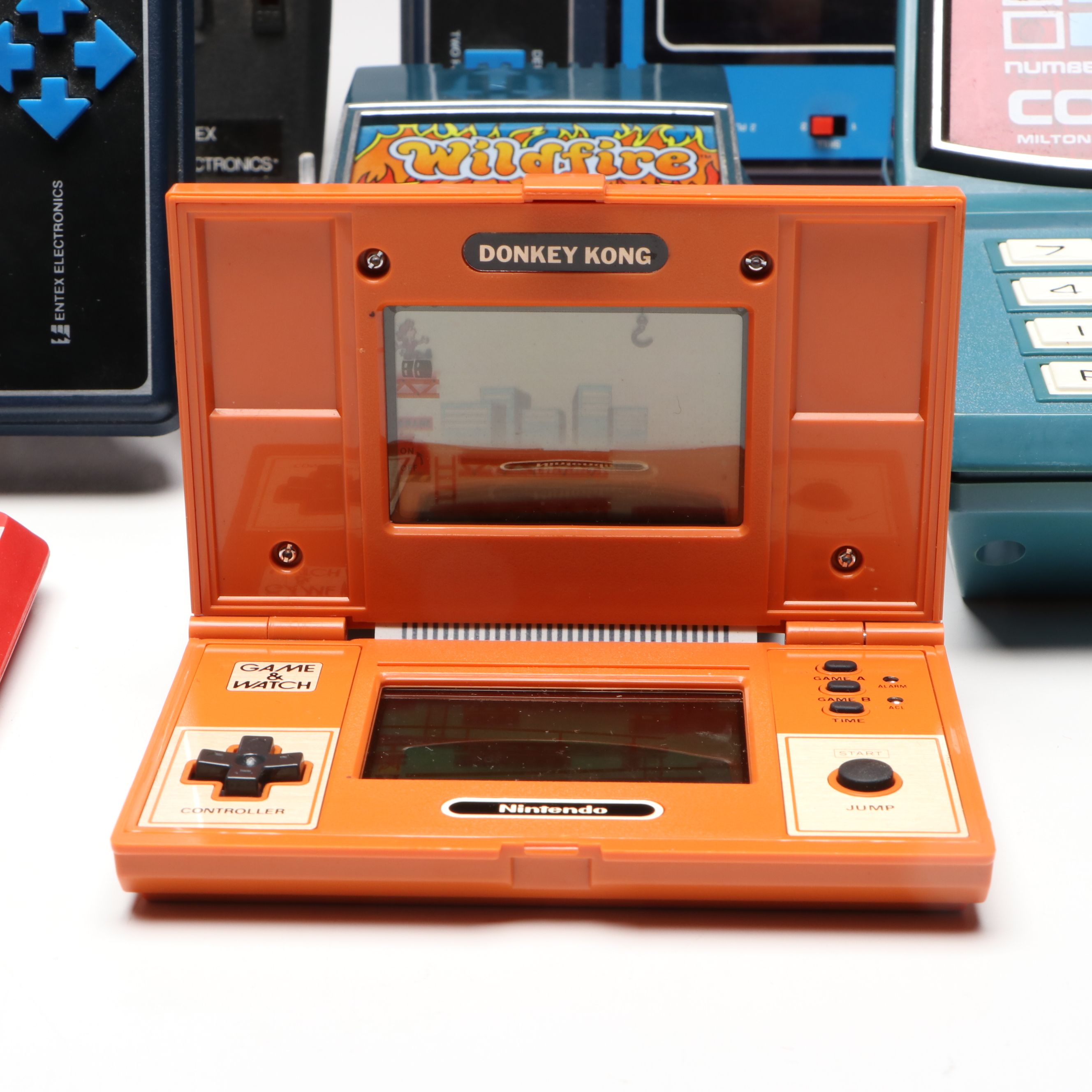 Nintendo "Donkey Kong" with Entex and Other Handheld Vintage Games