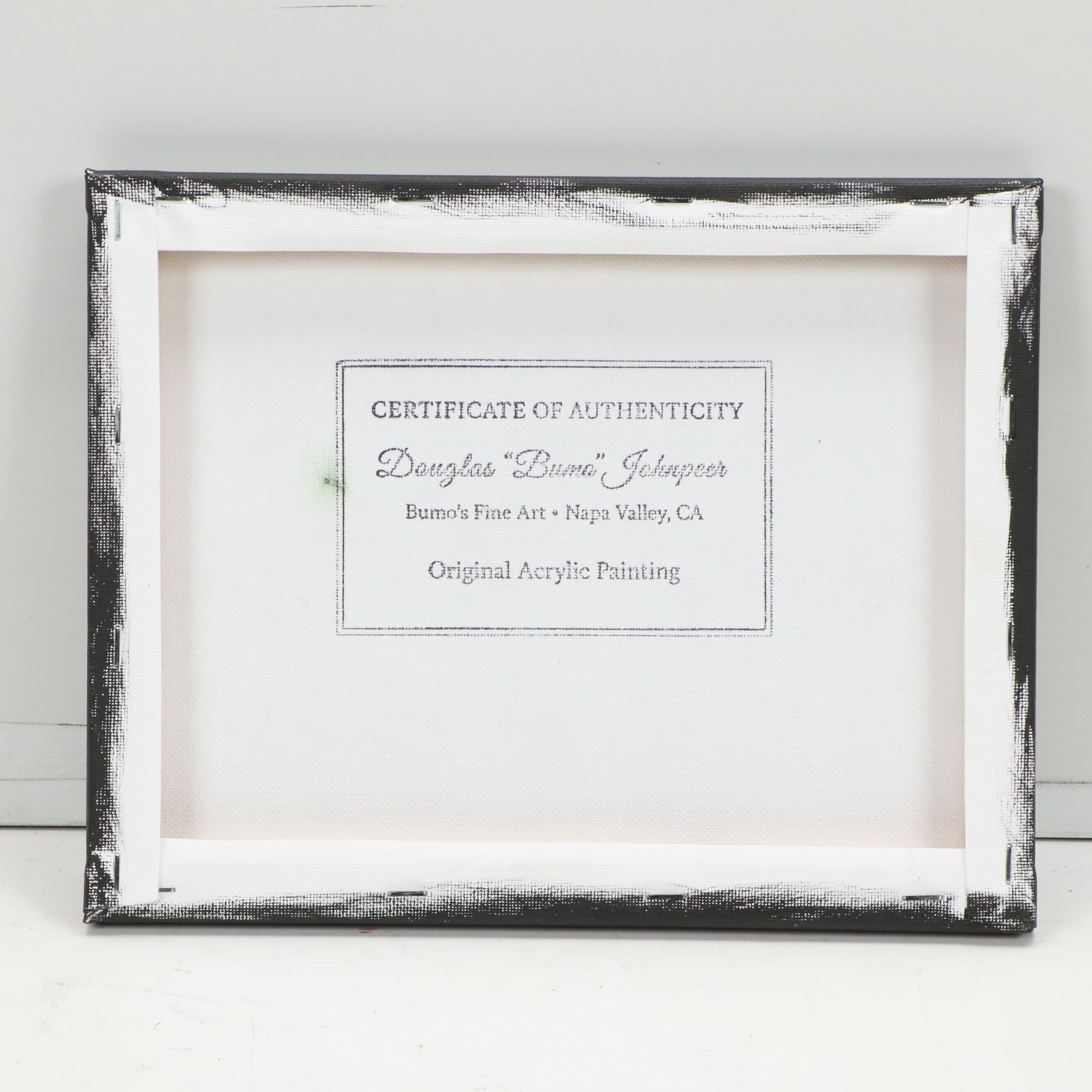 Douglas "Bumo" Johnpeer Acrylic Painting of Nocturne Landscape