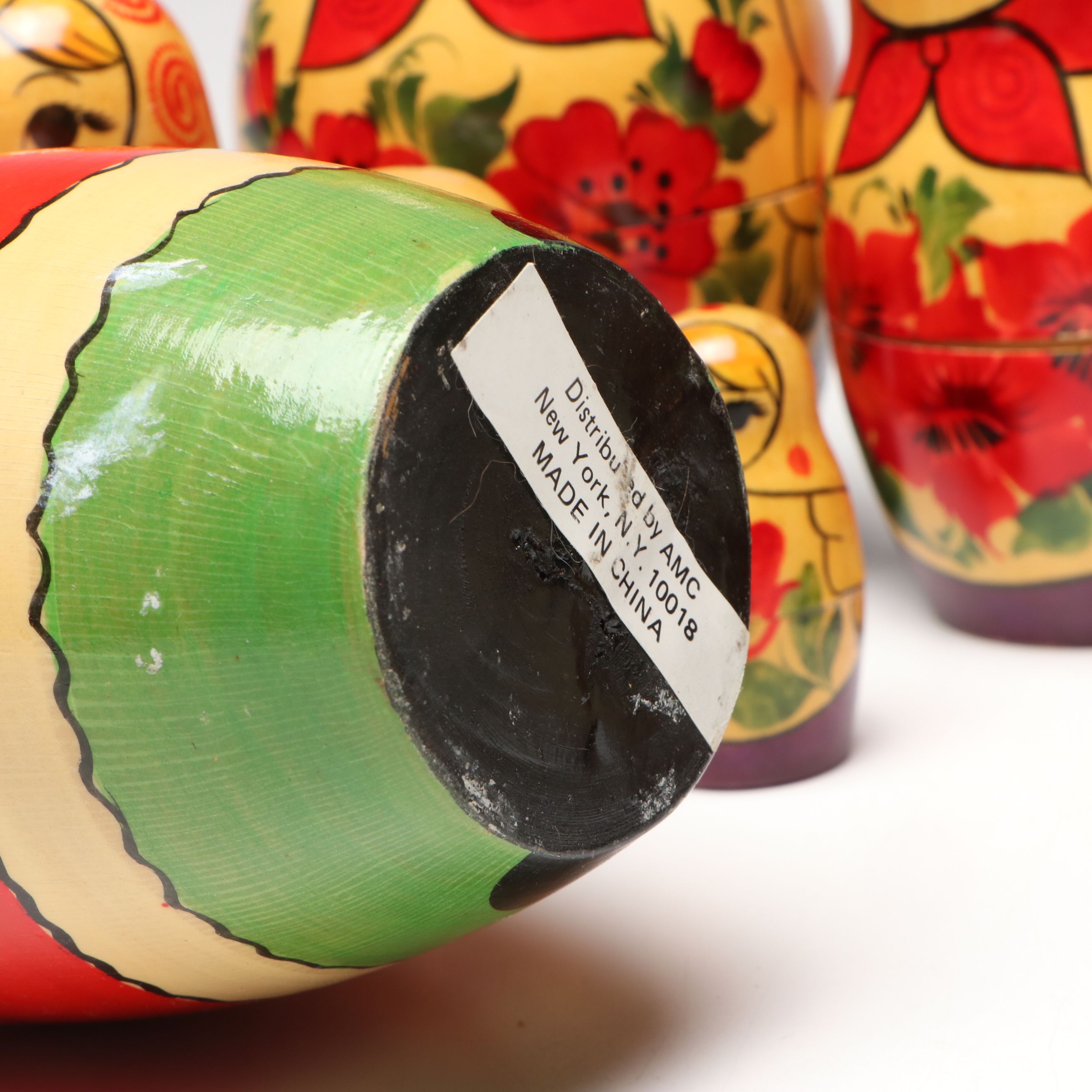 Russian Politicians and Other Hand-Painted Matryoshka Dolls