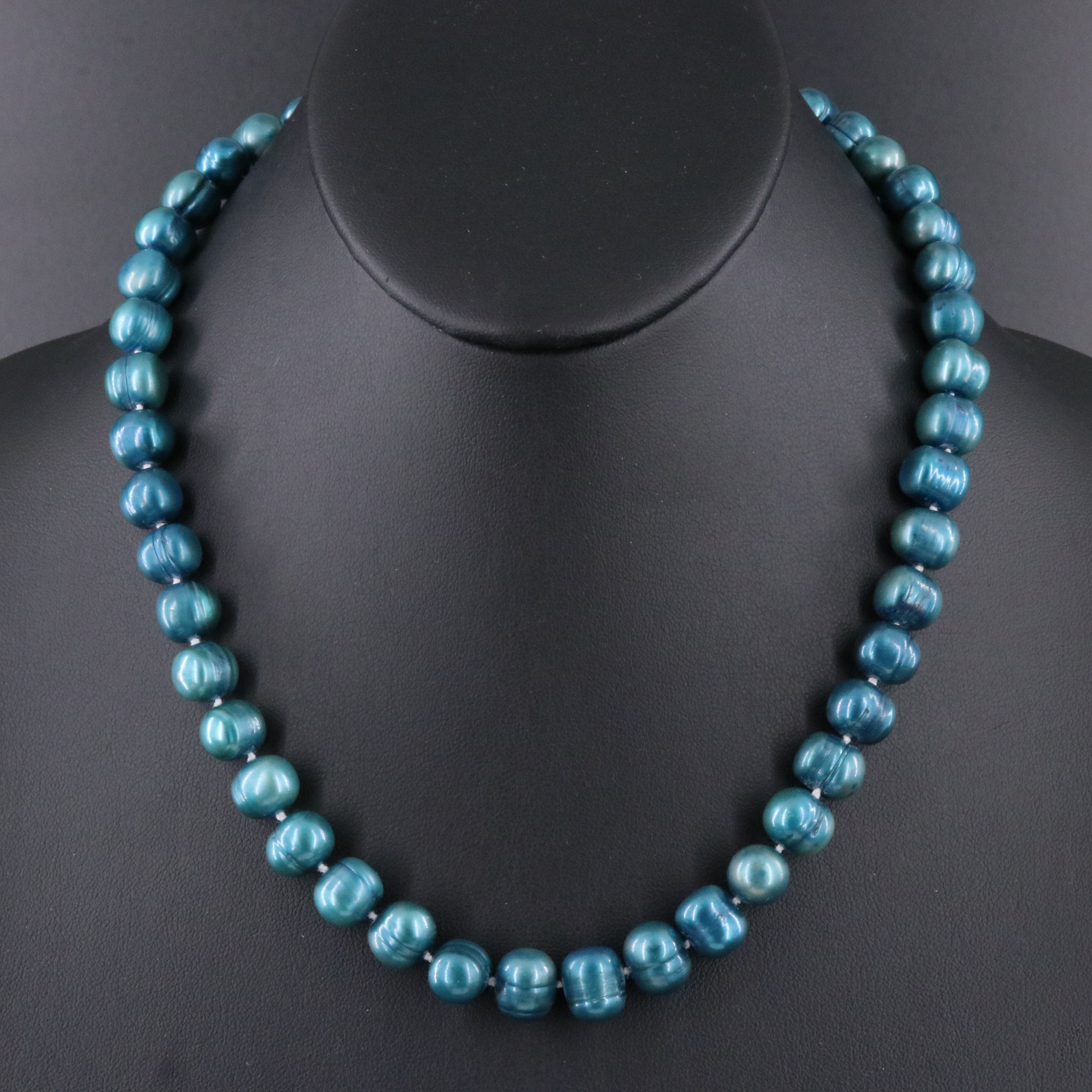 8.60 – 11.25 MM Pearl Necklace with 14K Clasp