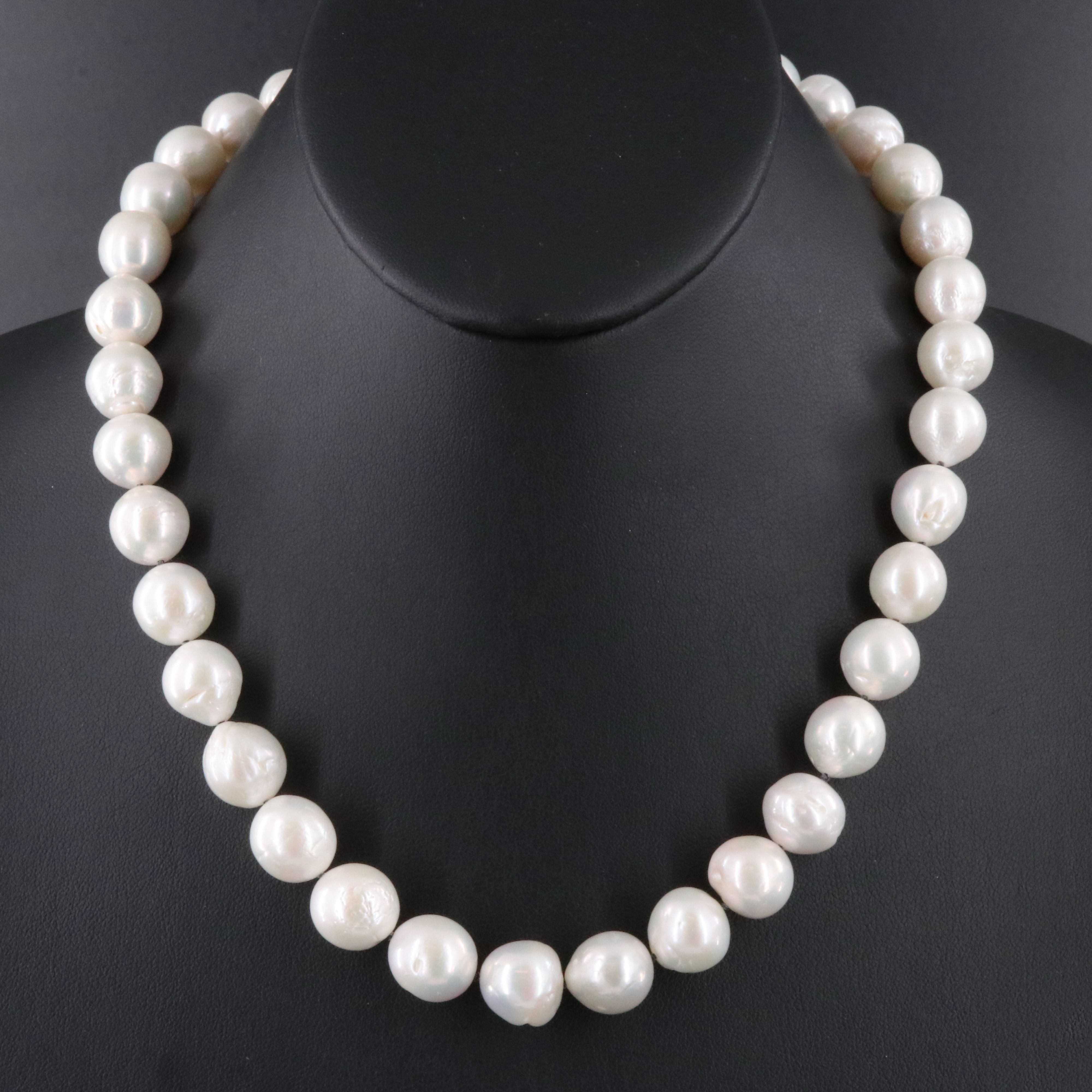 11.00 – 13.00 MM Pearl Necklace with 14K Clasp