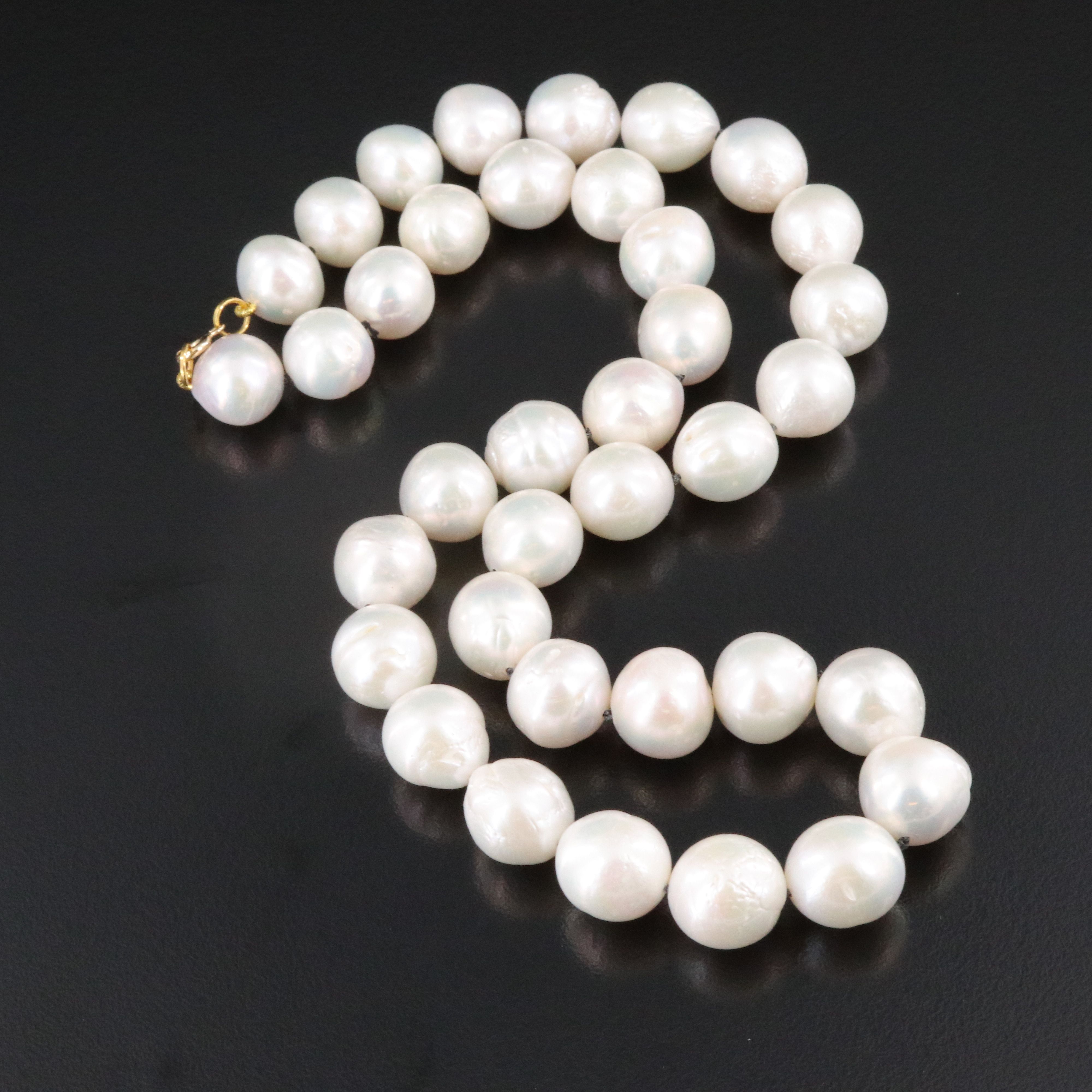 11.00 – 13.00 MM Pearl Necklace with 14K Clasp