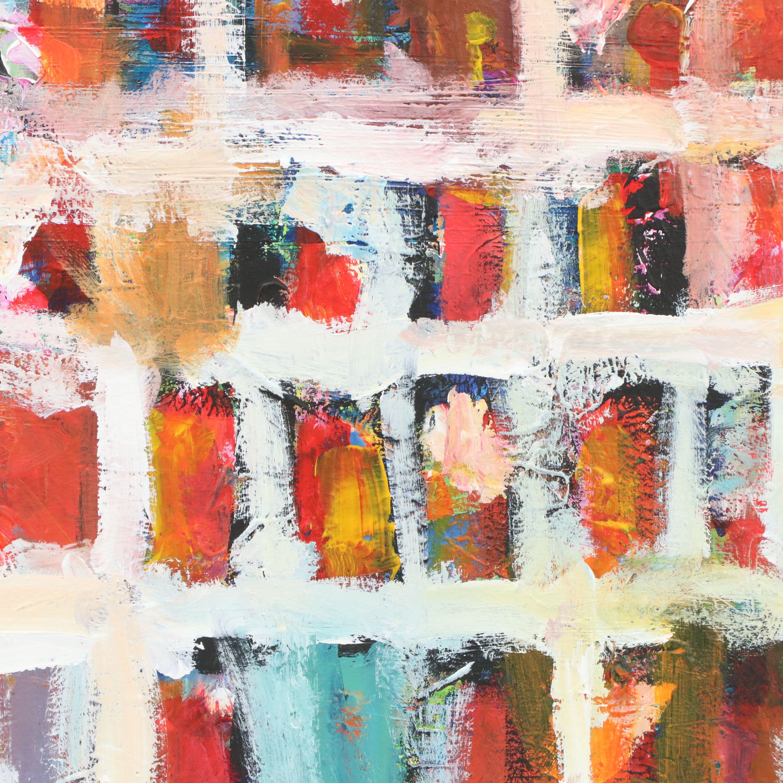 Leif Janek Acrylic Painting "Abstract #2," 2026