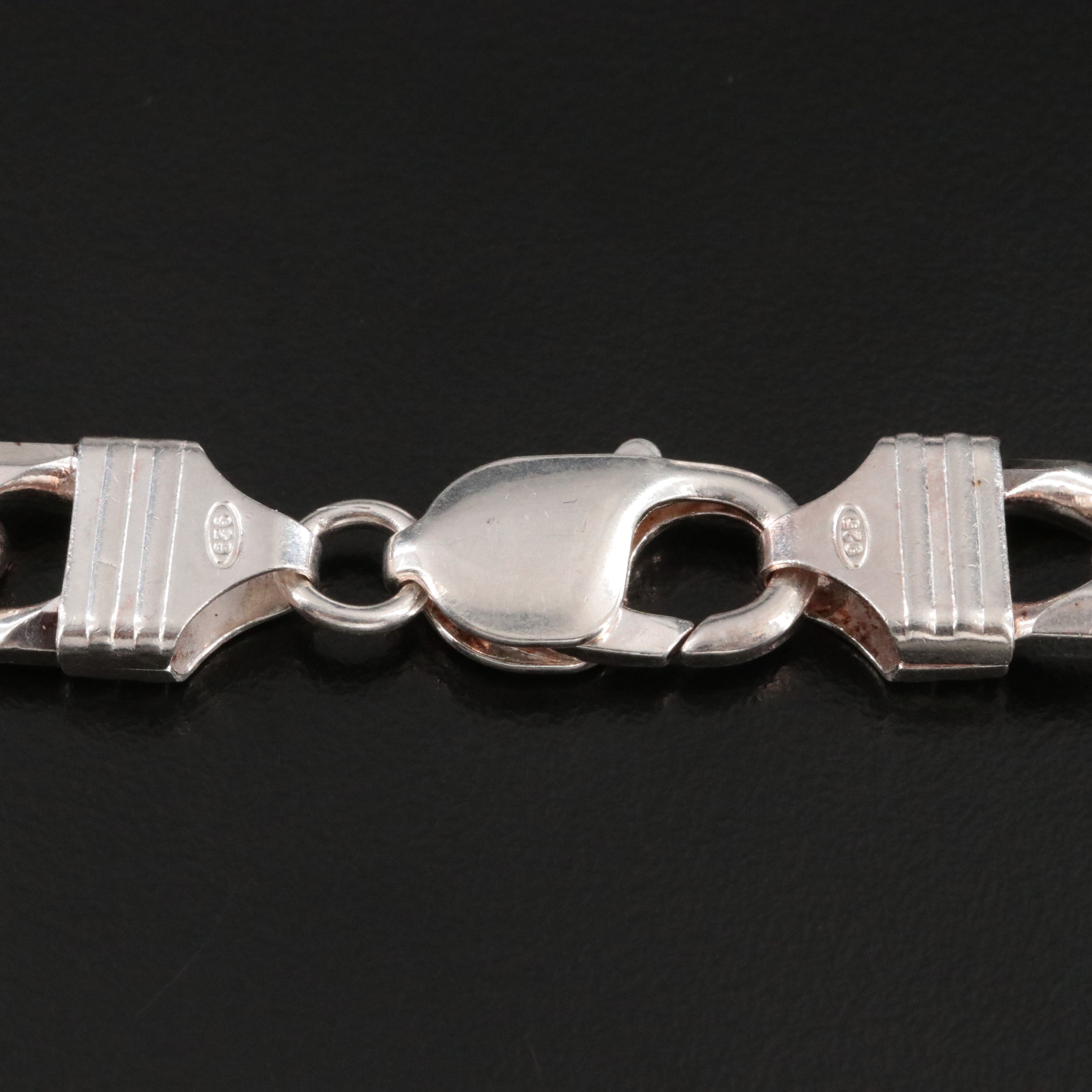 Sterling Curb Chain Necklace