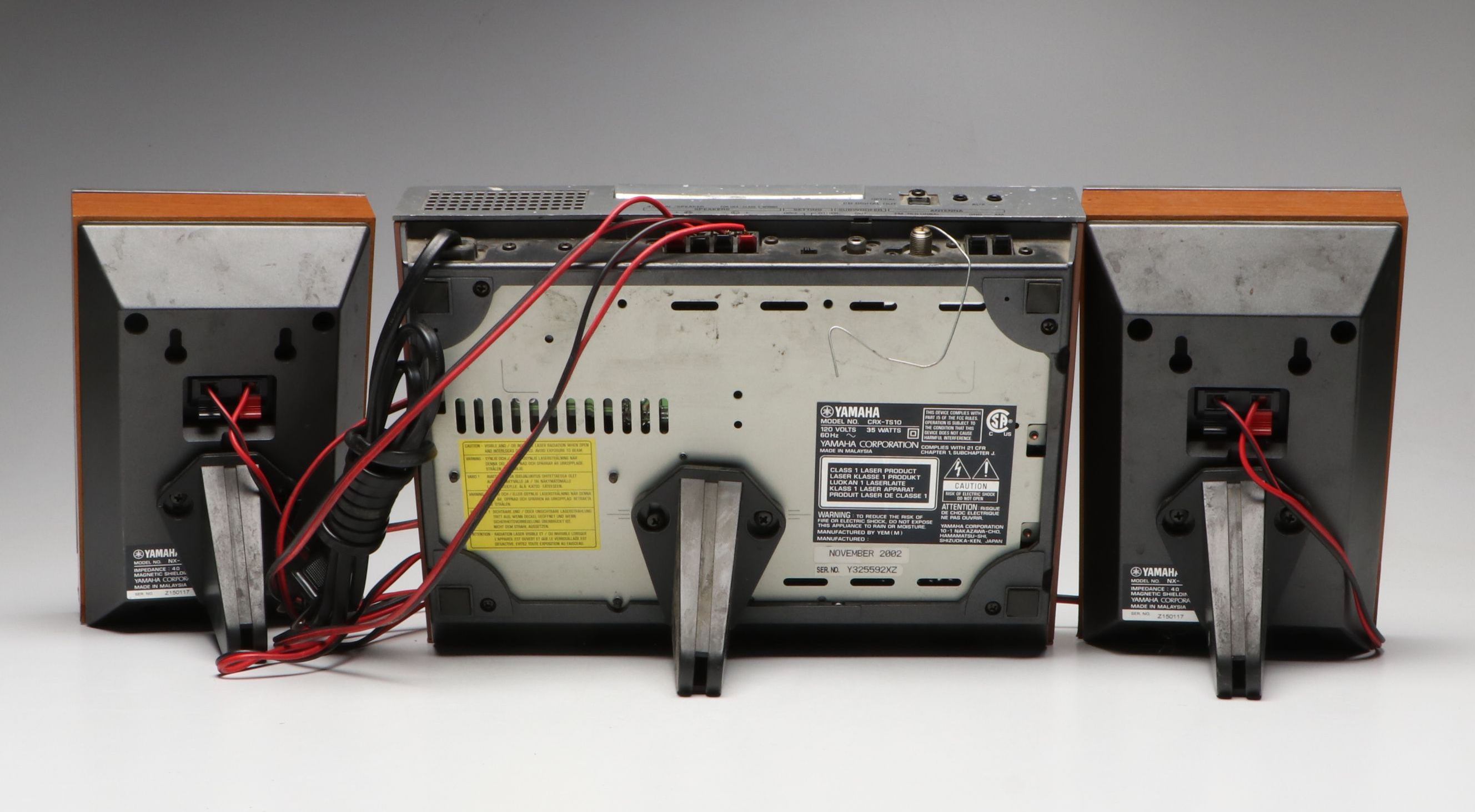 Yamaha CD Turntable and Speakers with TEAC Headphones