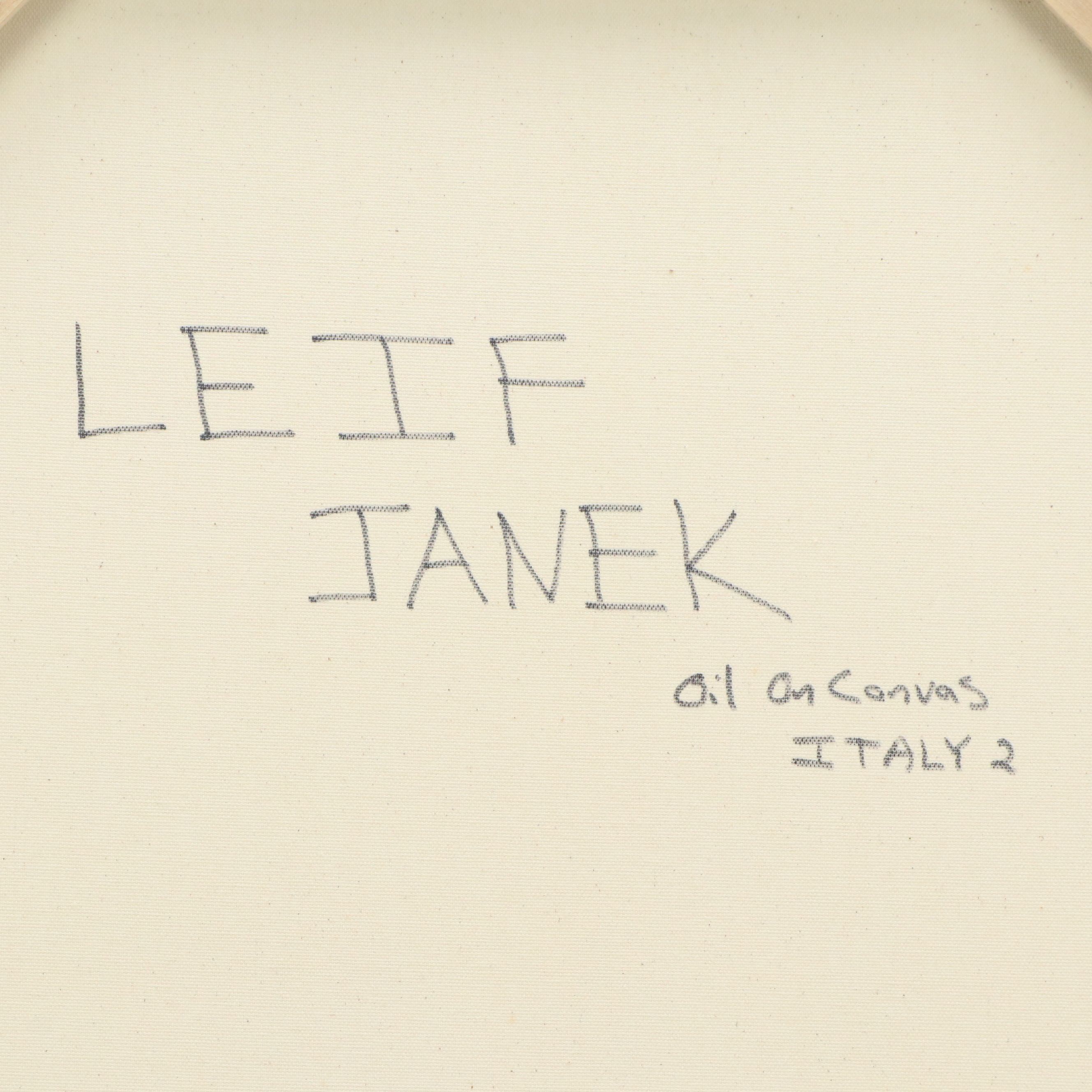 Leif Janek Oil Painting "Italy II," 2026