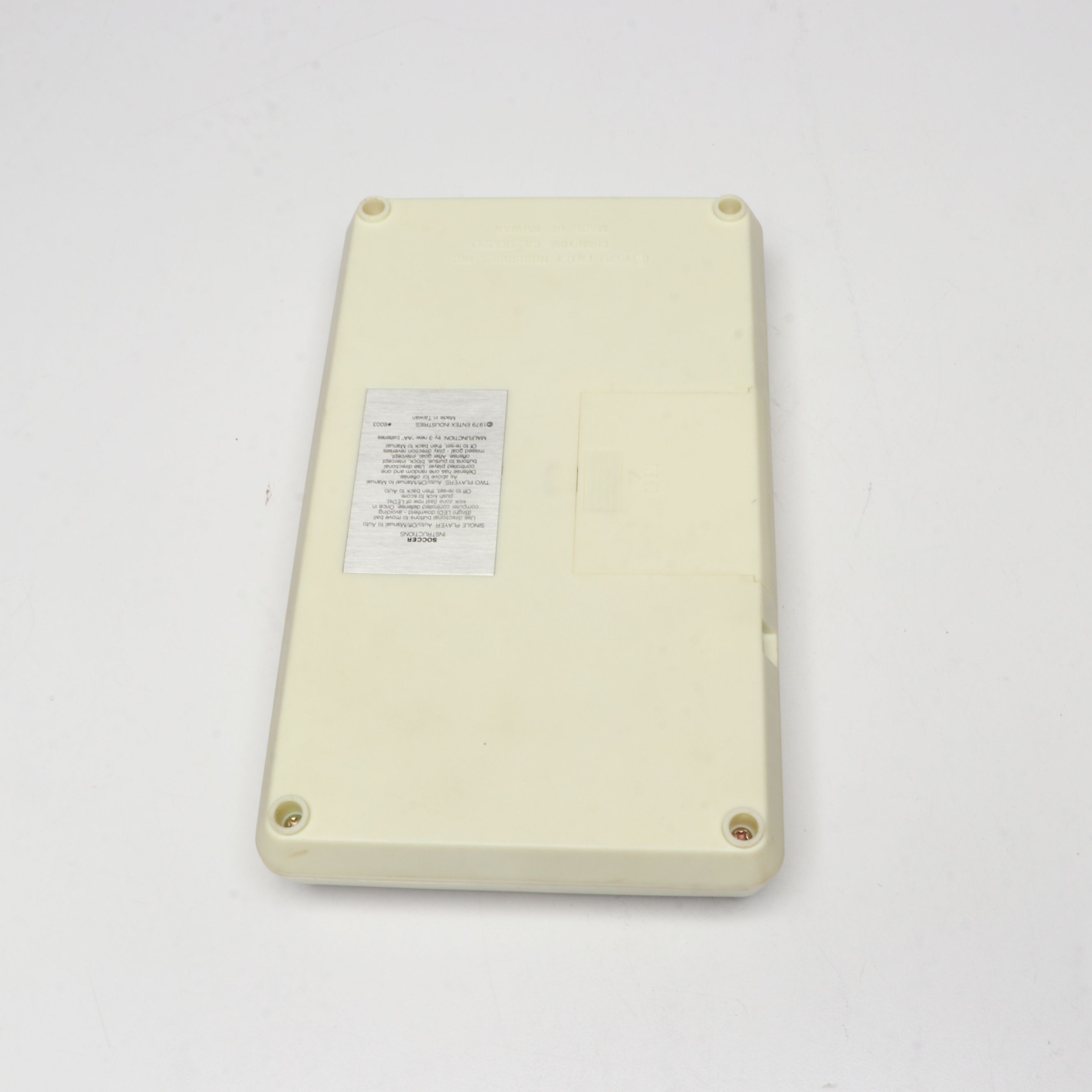 Entex Electronic Baseball, Mattel Soccer and More Handheld Games, 1970s