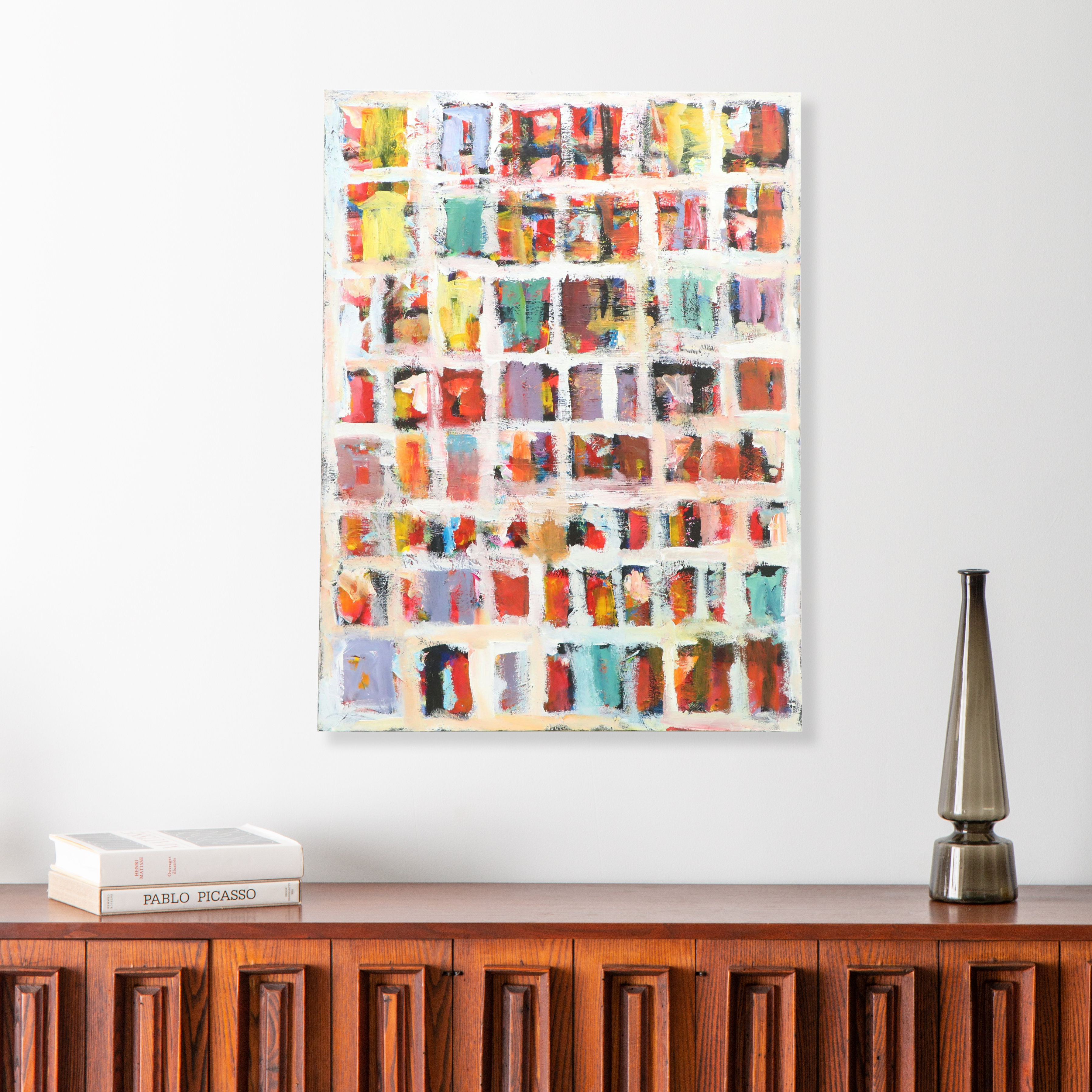 Leif Janek Acrylic Painting "Abstract #2," 2026