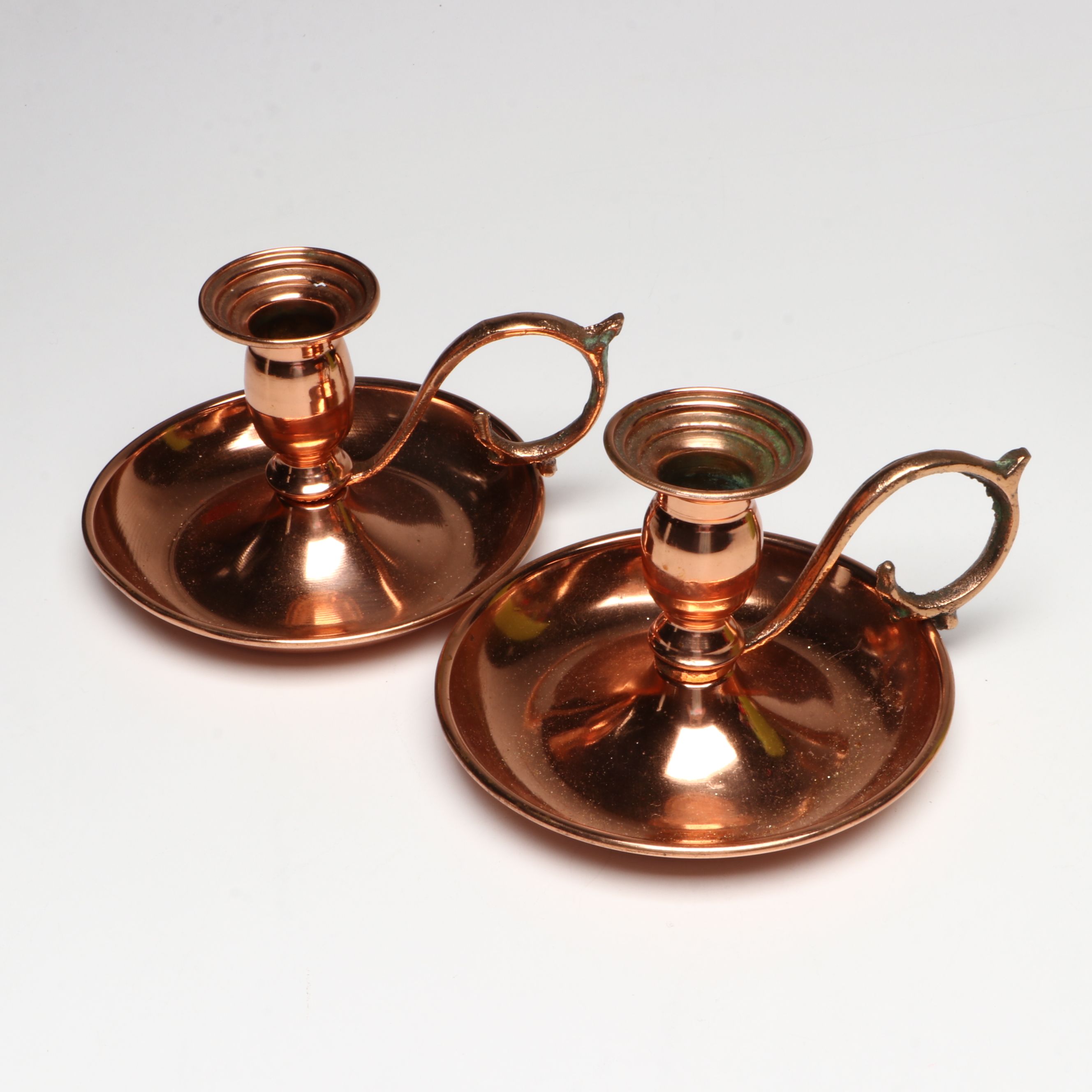 Antique Style Porcelain Doll Ornaments with Chambersticks and Tabletop Easel