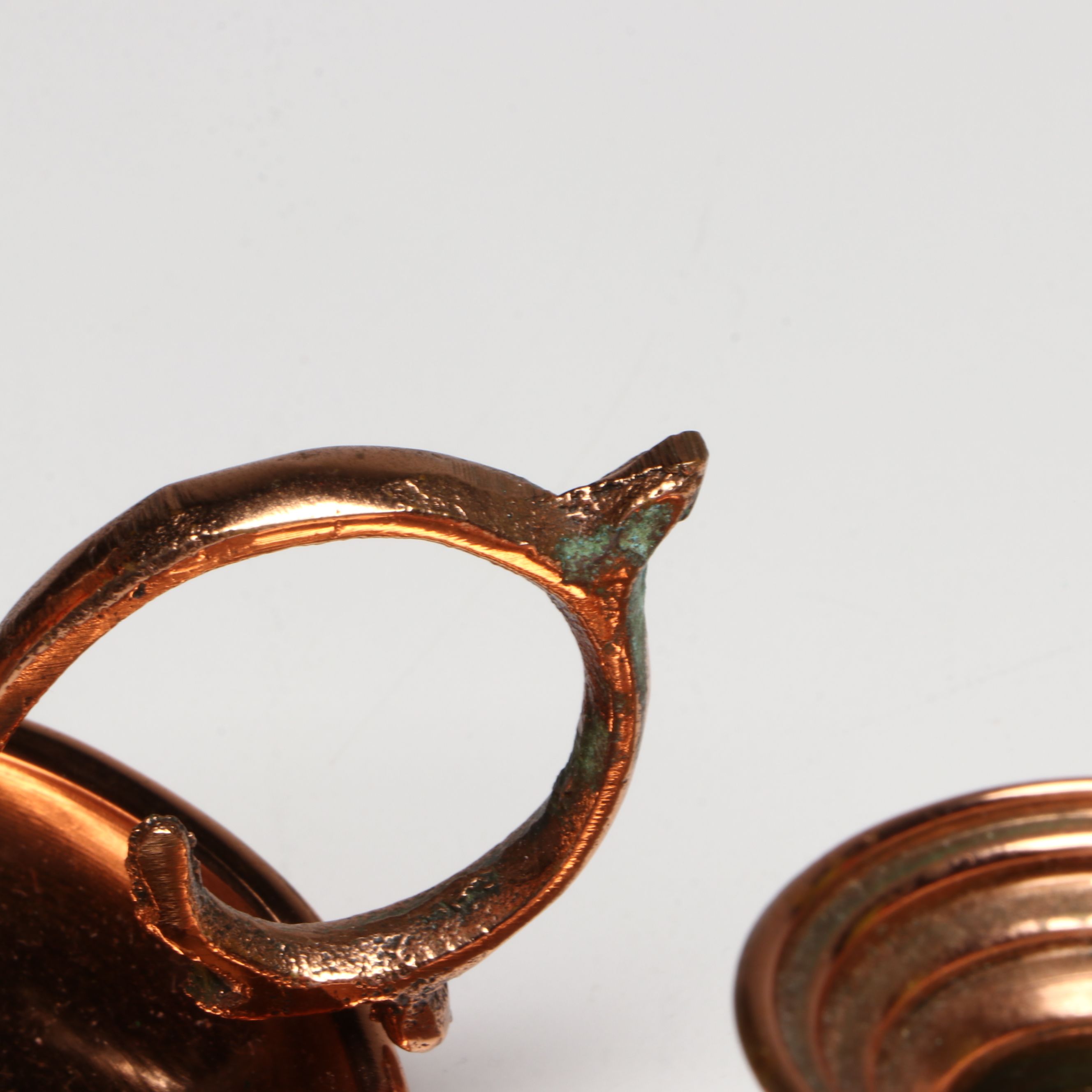 Antique Style Porcelain Doll Ornaments with Chambersticks and Tabletop Easel