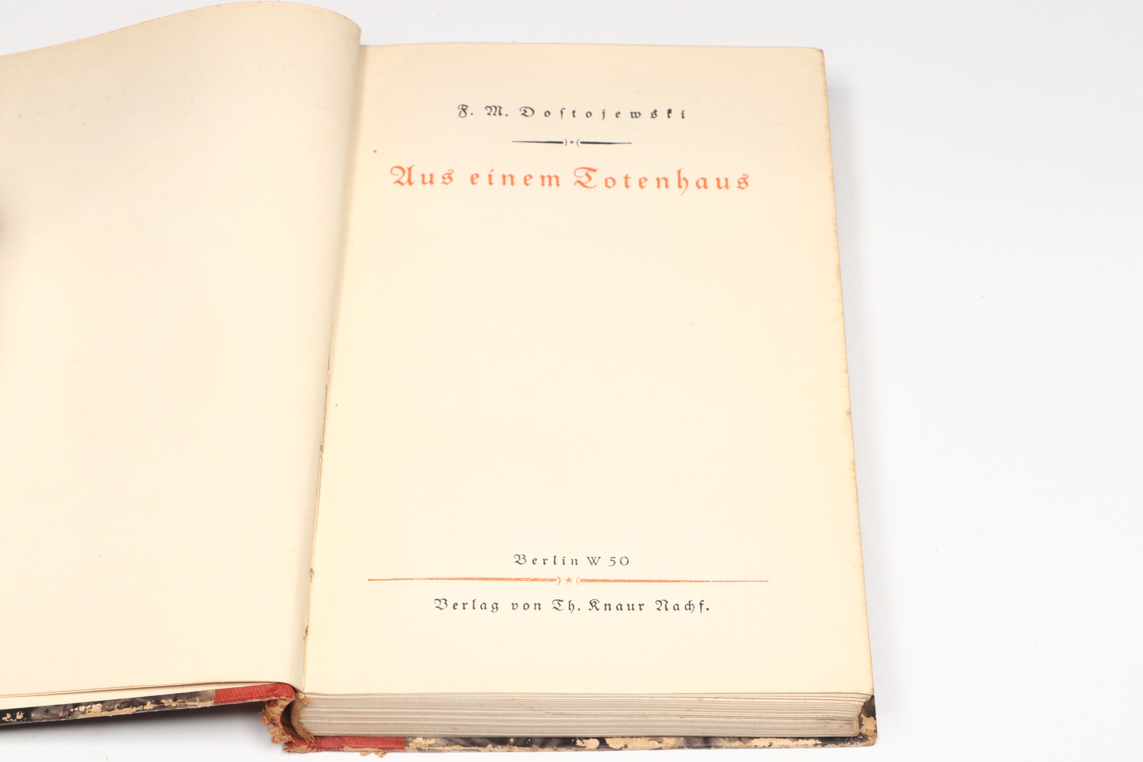 "Aus Einem Totenhaus" by Fyodor Dostoyevski and More German Books
