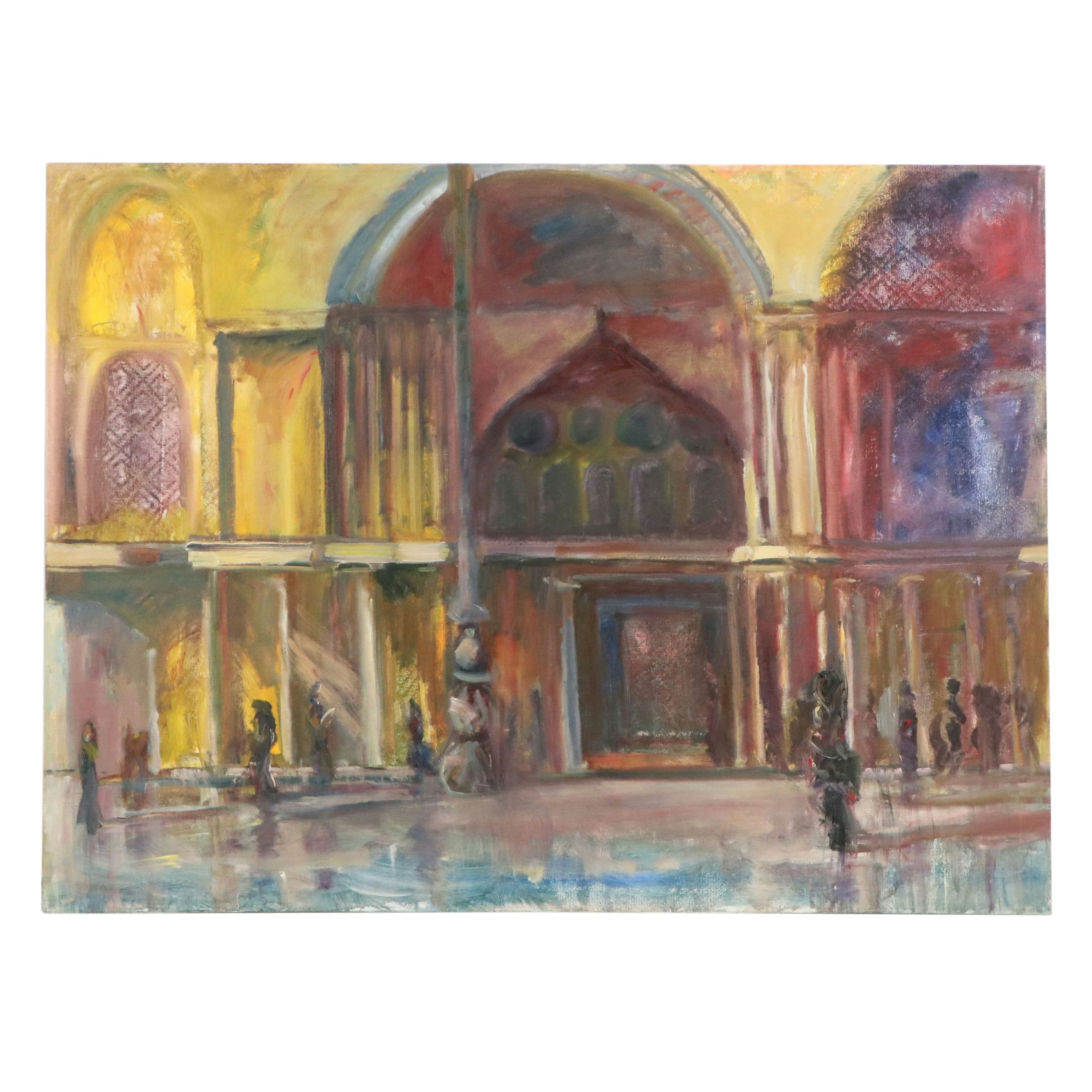 Leif Janek Oil Painting "Italy II," 2026