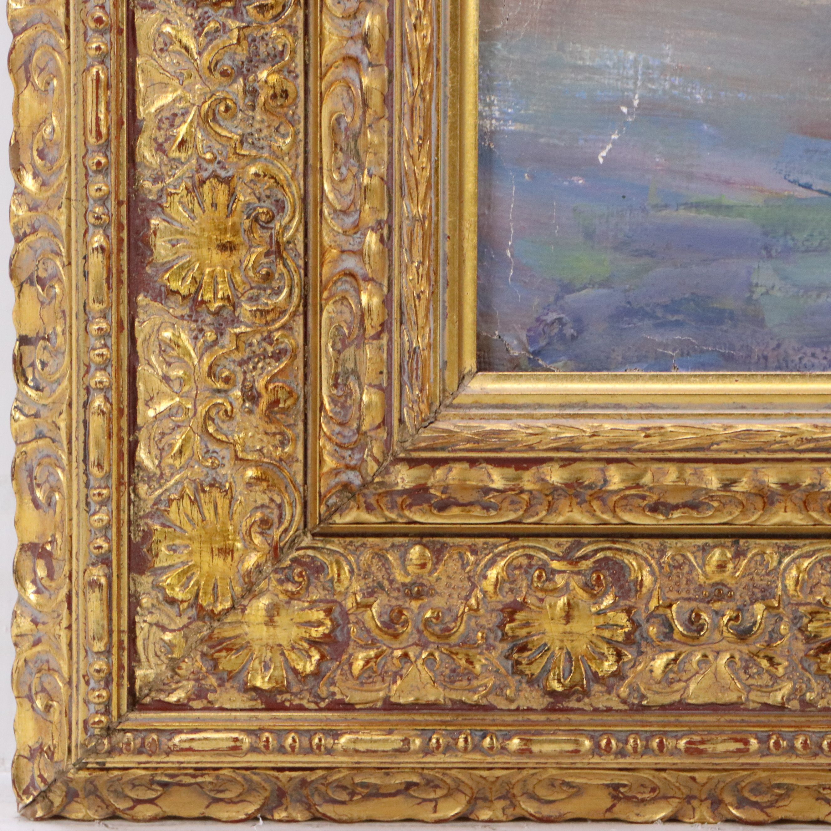 Martynenko Belarusian Still Life Oil Painting "Lilacs," 1998