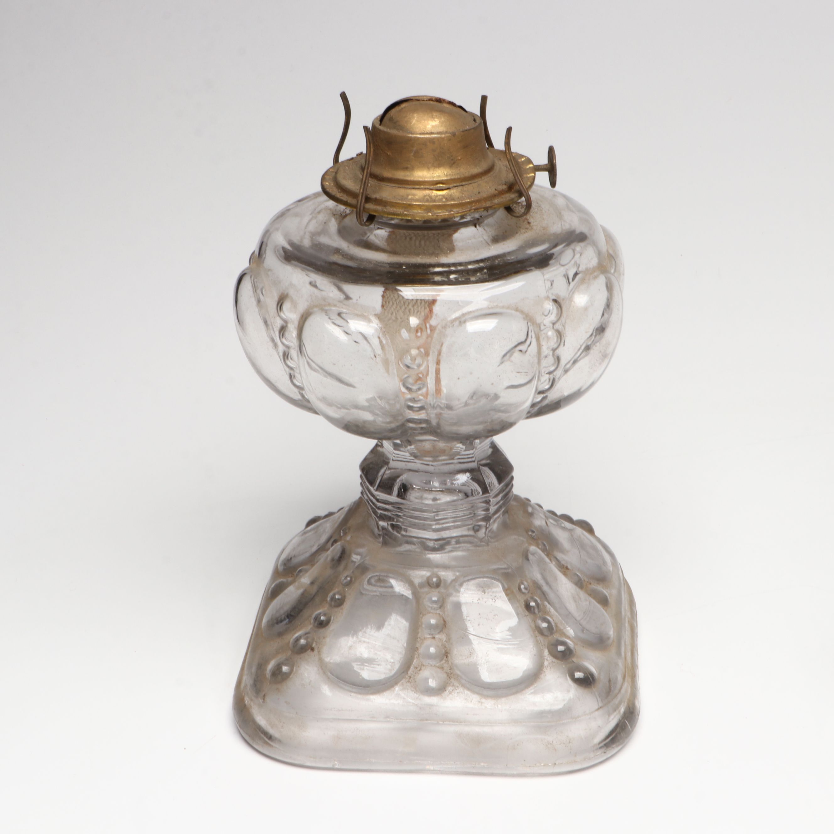 EAPG Oil Lamp with P&A, Aladdin and Other Oil Lamps, Adapted