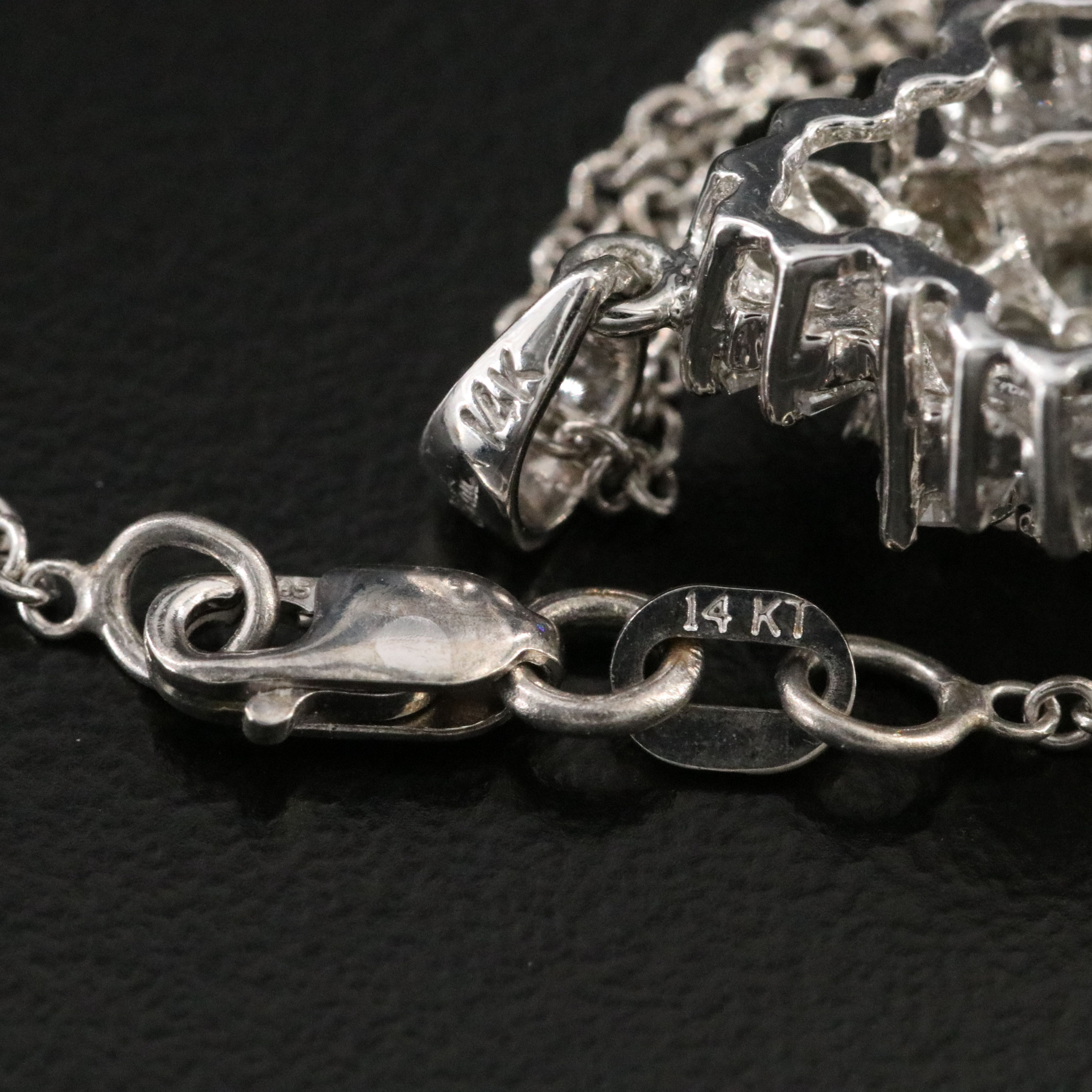 14K 0.65 CTW Diamond Pendant Necklace