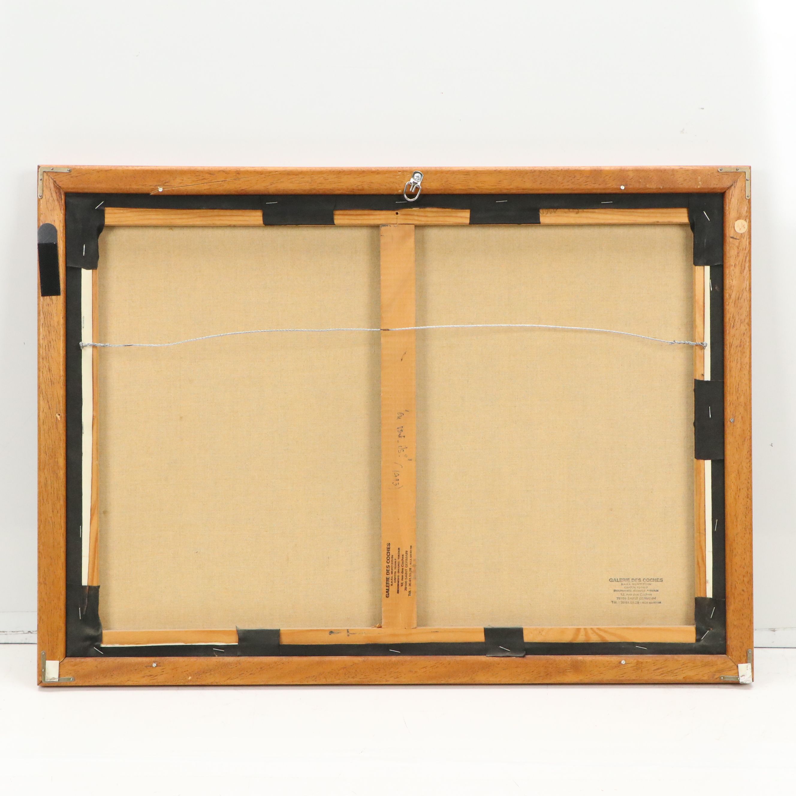 Anne-Françoise Couloumy Oil Painting "Où vont-ils?," 1993