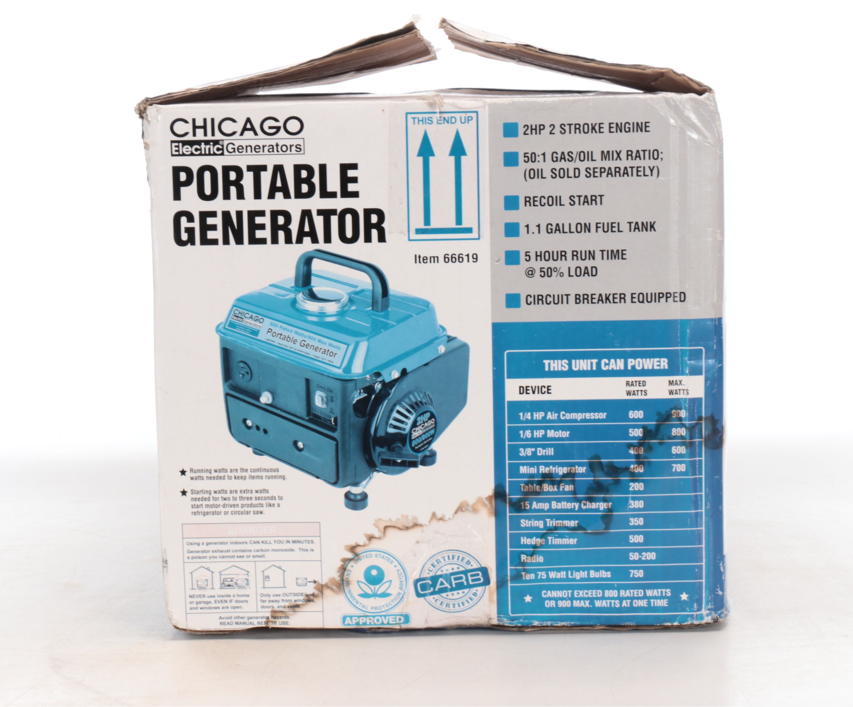 Chicago Portable Electric Generator