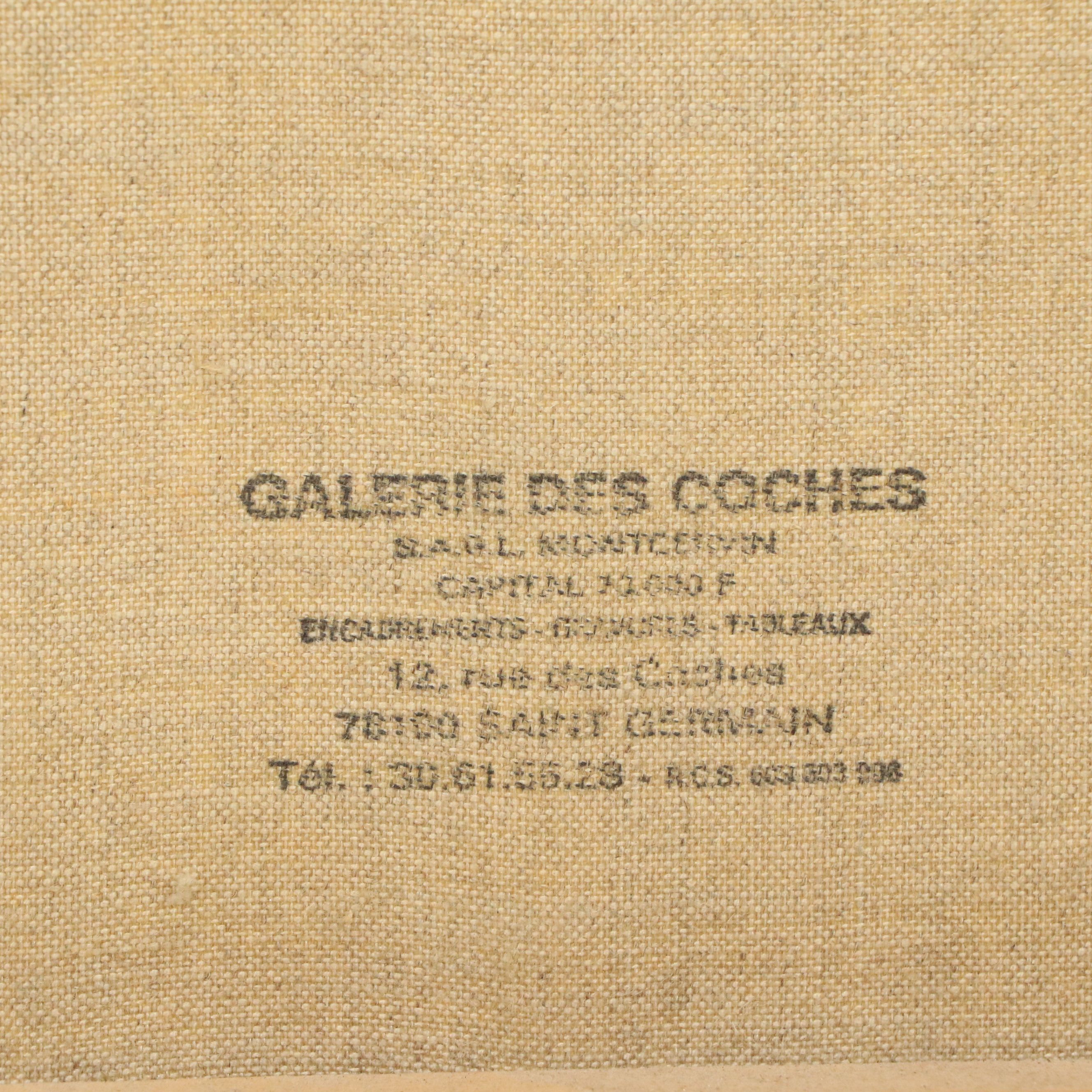 Anne-Françoise Couloumy Oil Painting "Où vont-ils?," 1993