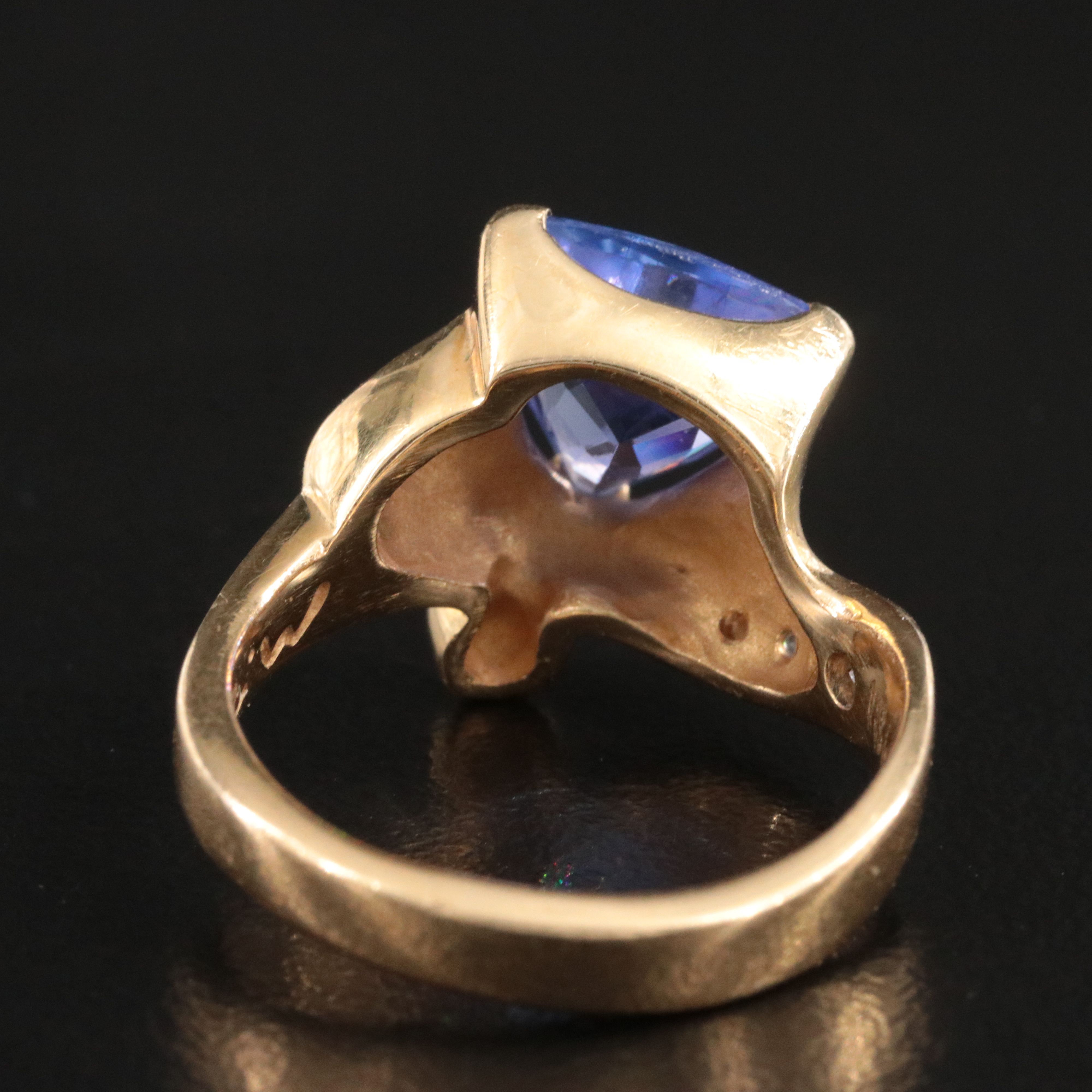 18K Tanzanite and Diamond Ring