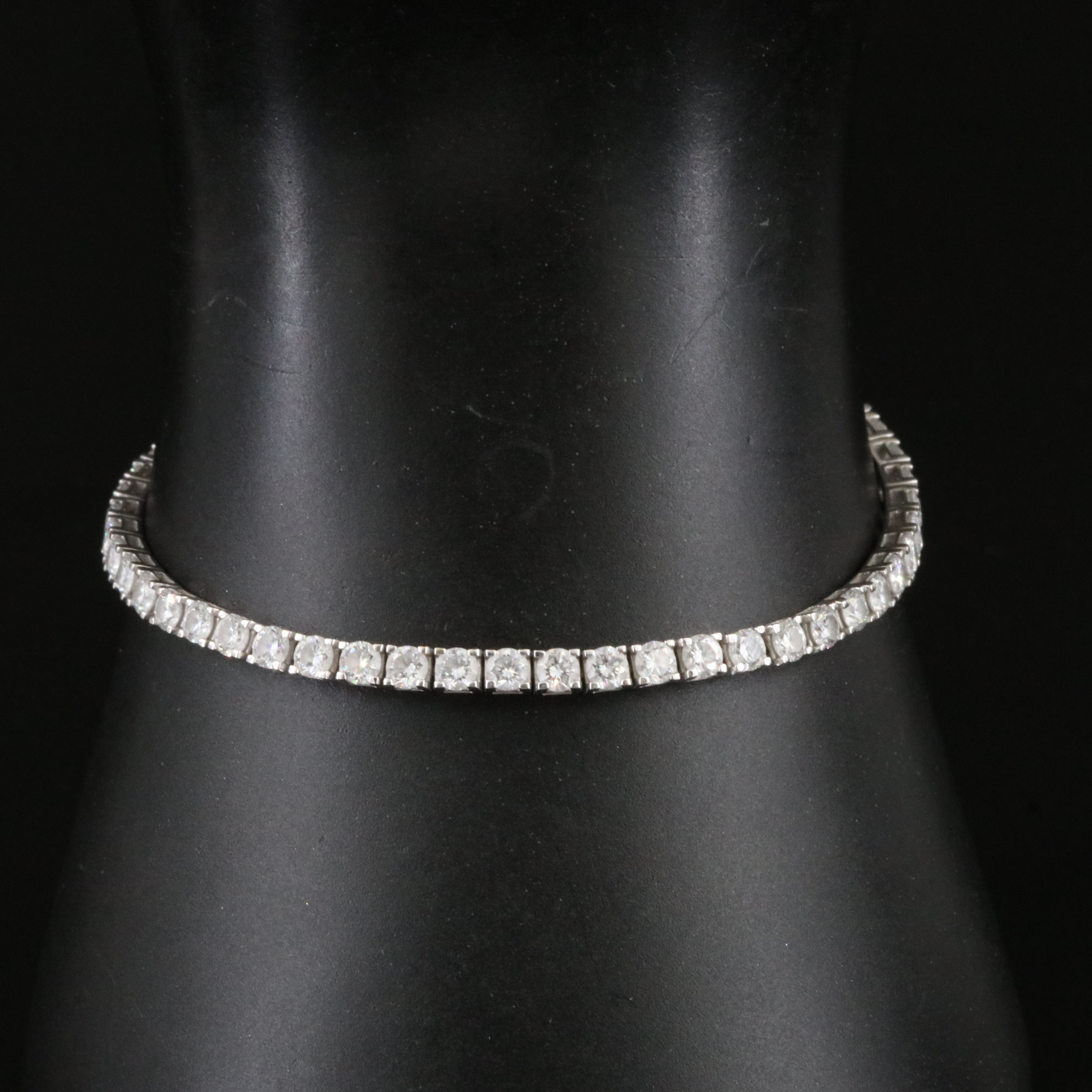 14K 4.50 CTW Lab Grown Diamond Line Bracelet