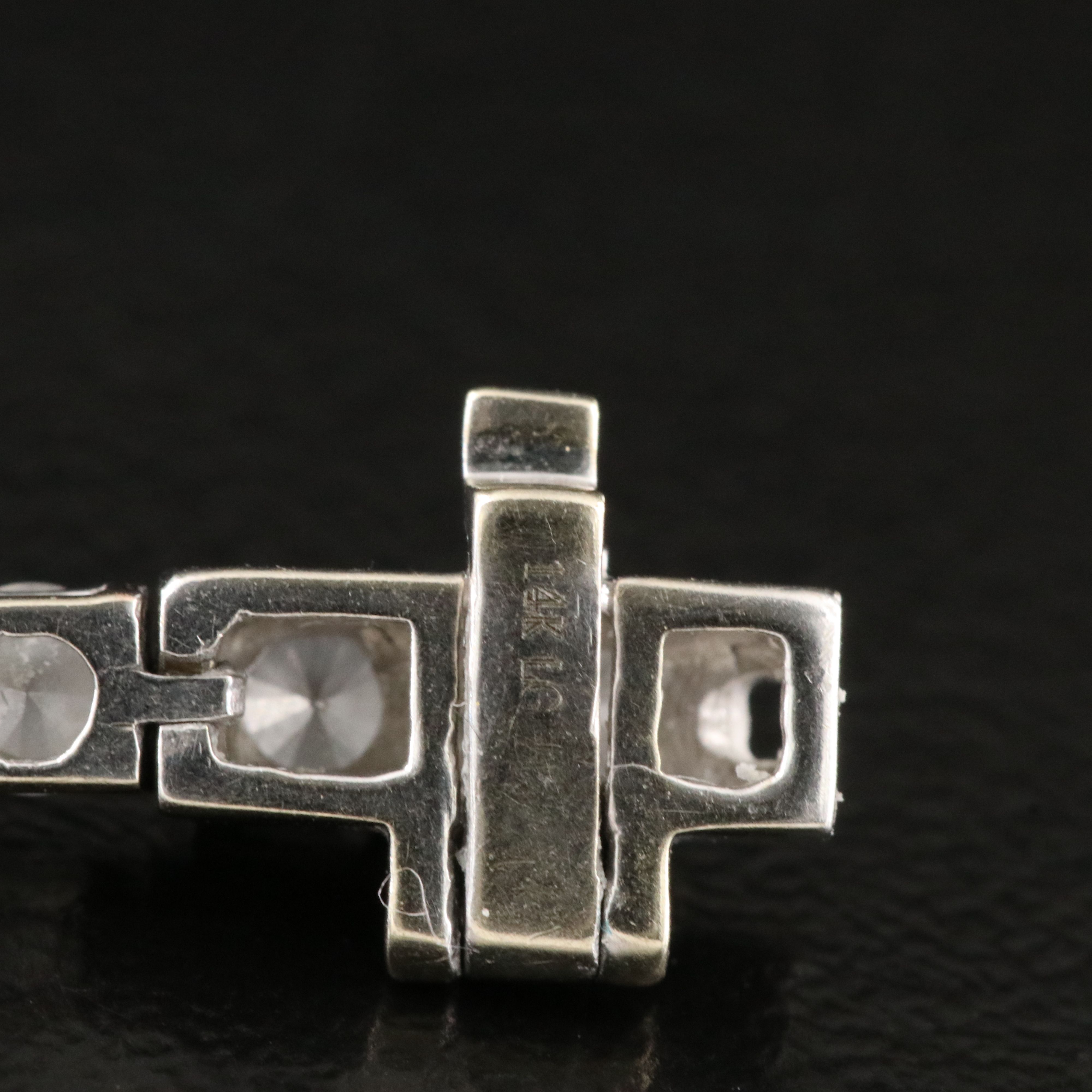 14K 4.50 CTW Lab Grown Diamond Line Bracelet