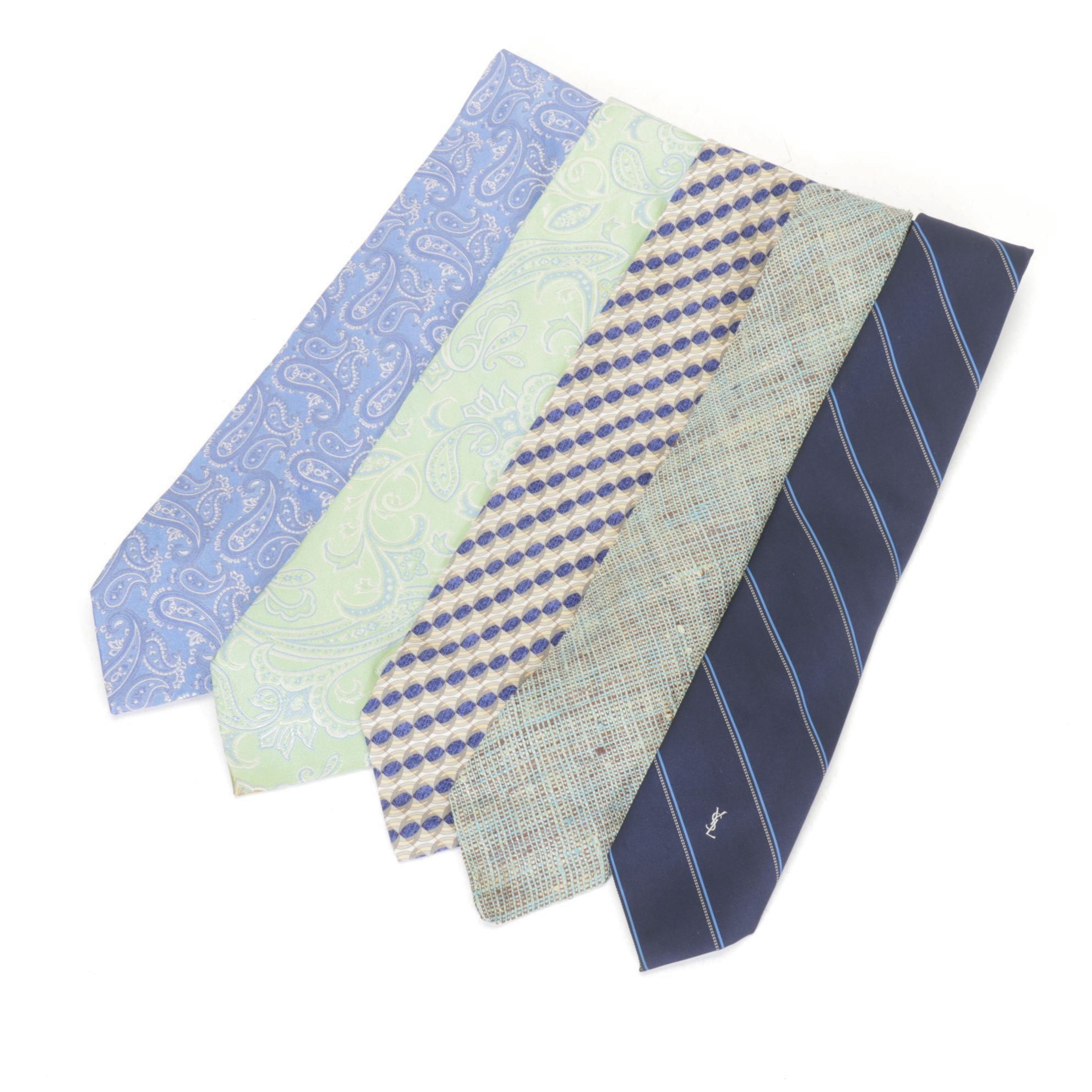 Yves Saint Laurent, Valentino and MICHAEL Michael Kors Neck Ties