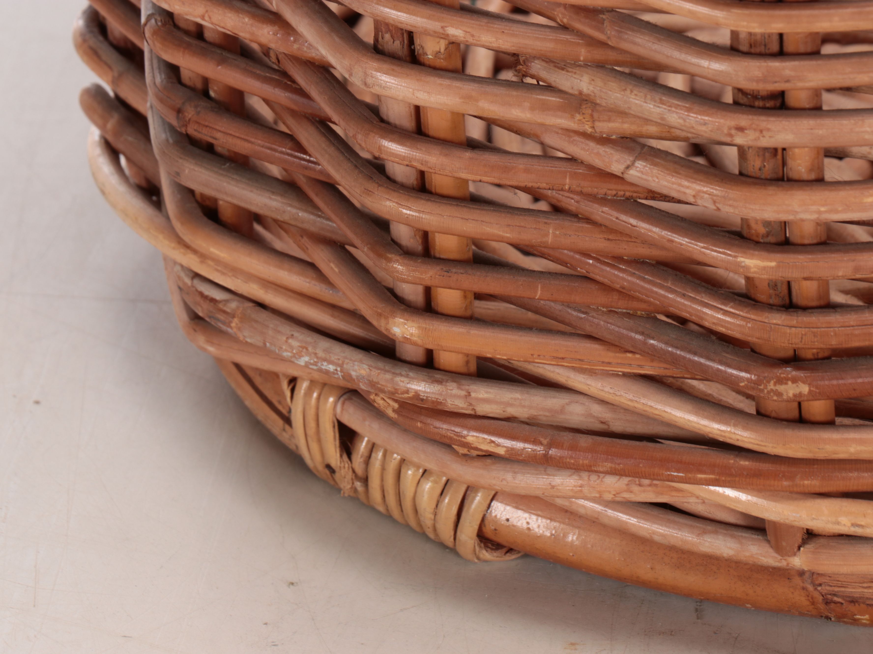 Woven Wicker Storage Baskets