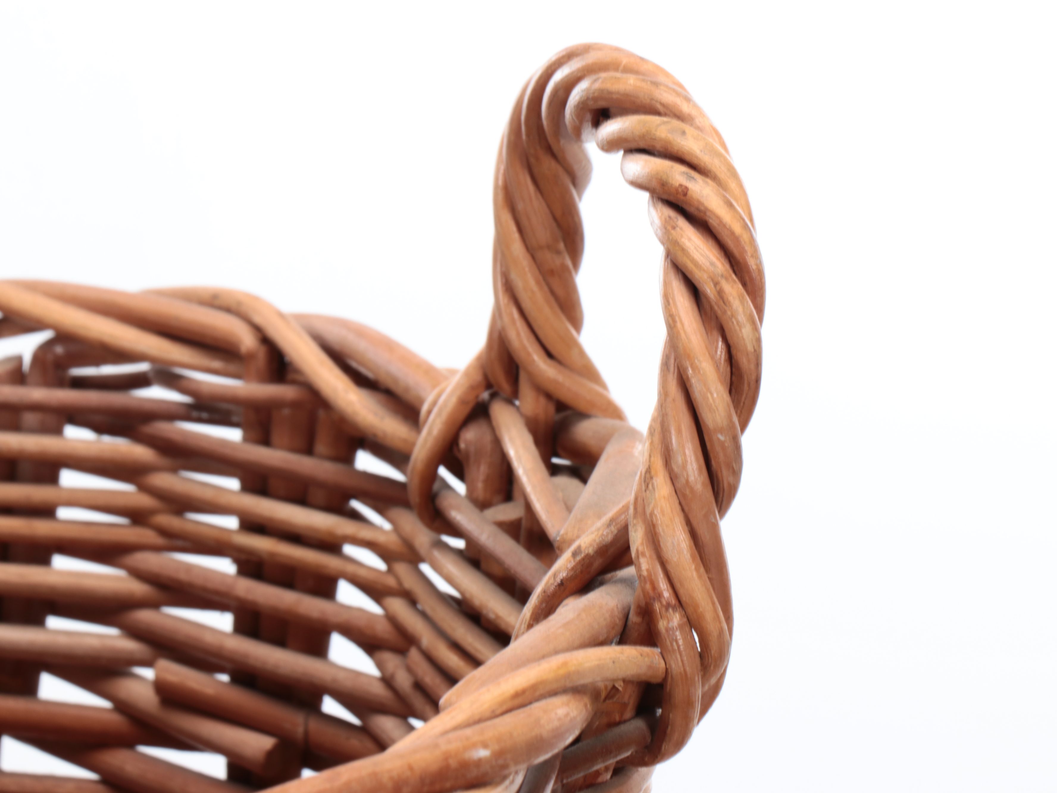 Woven Wicker Storage Baskets