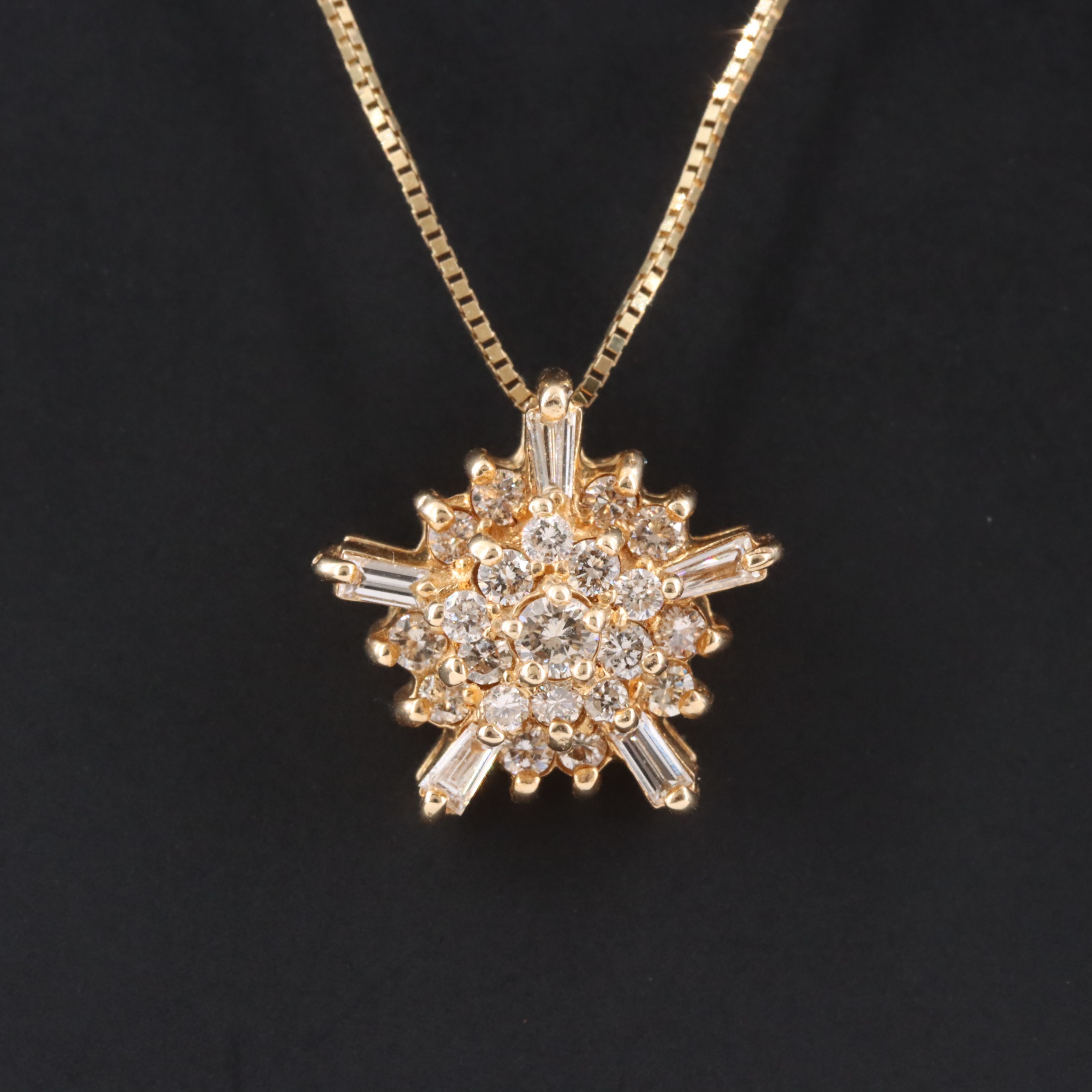 14K 0.50 CTW Diamond Pendant Necklace